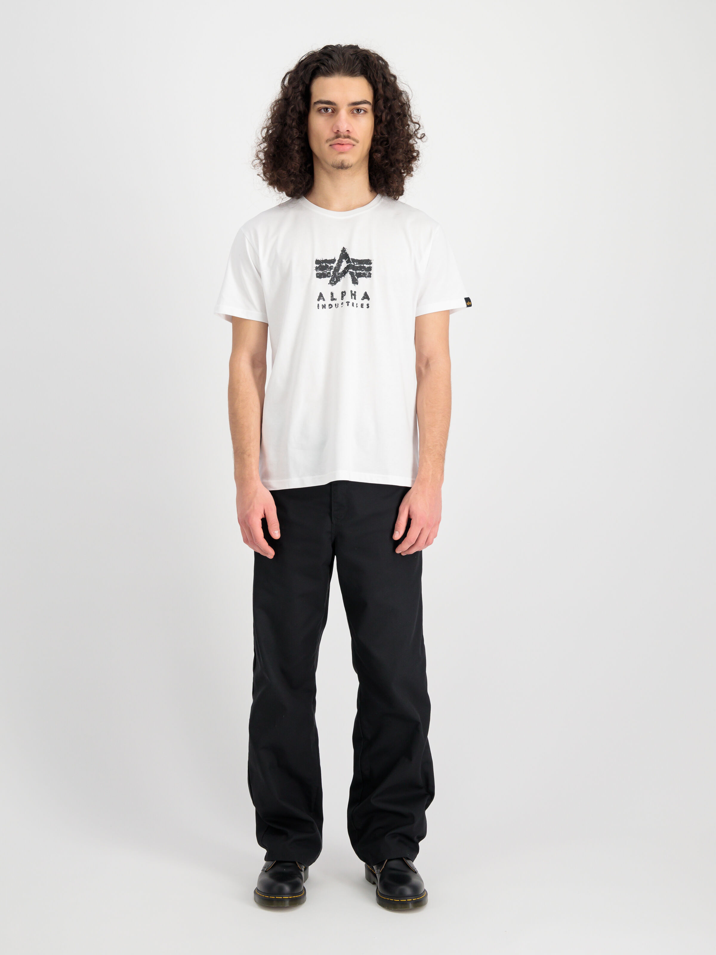 Grunge Logo T-Shirt white 146505_09_2_model_00001_182255