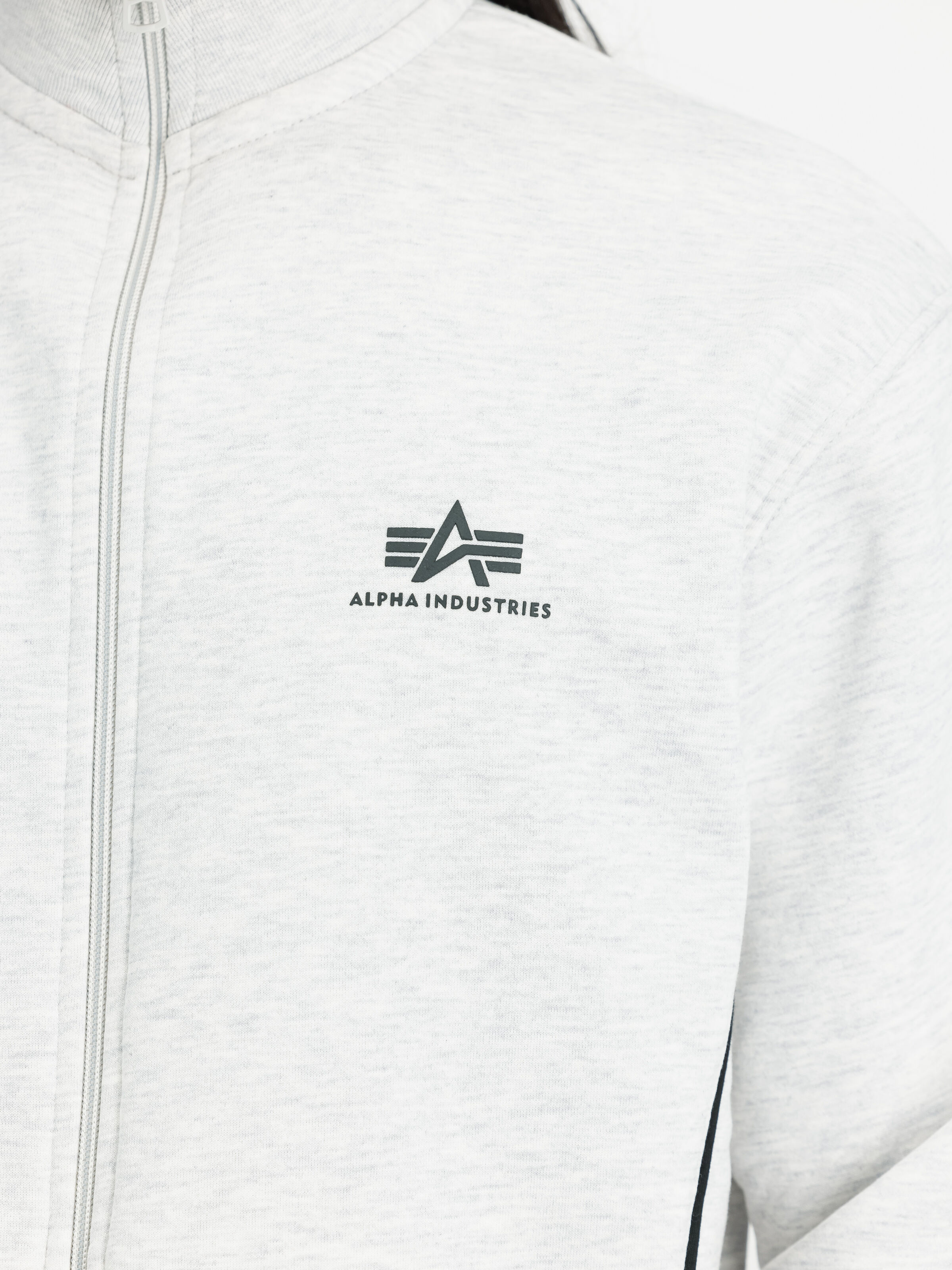 Track Suit Small Logo Jacket pastel grey melange 156305_752_3_detail_00001_147956