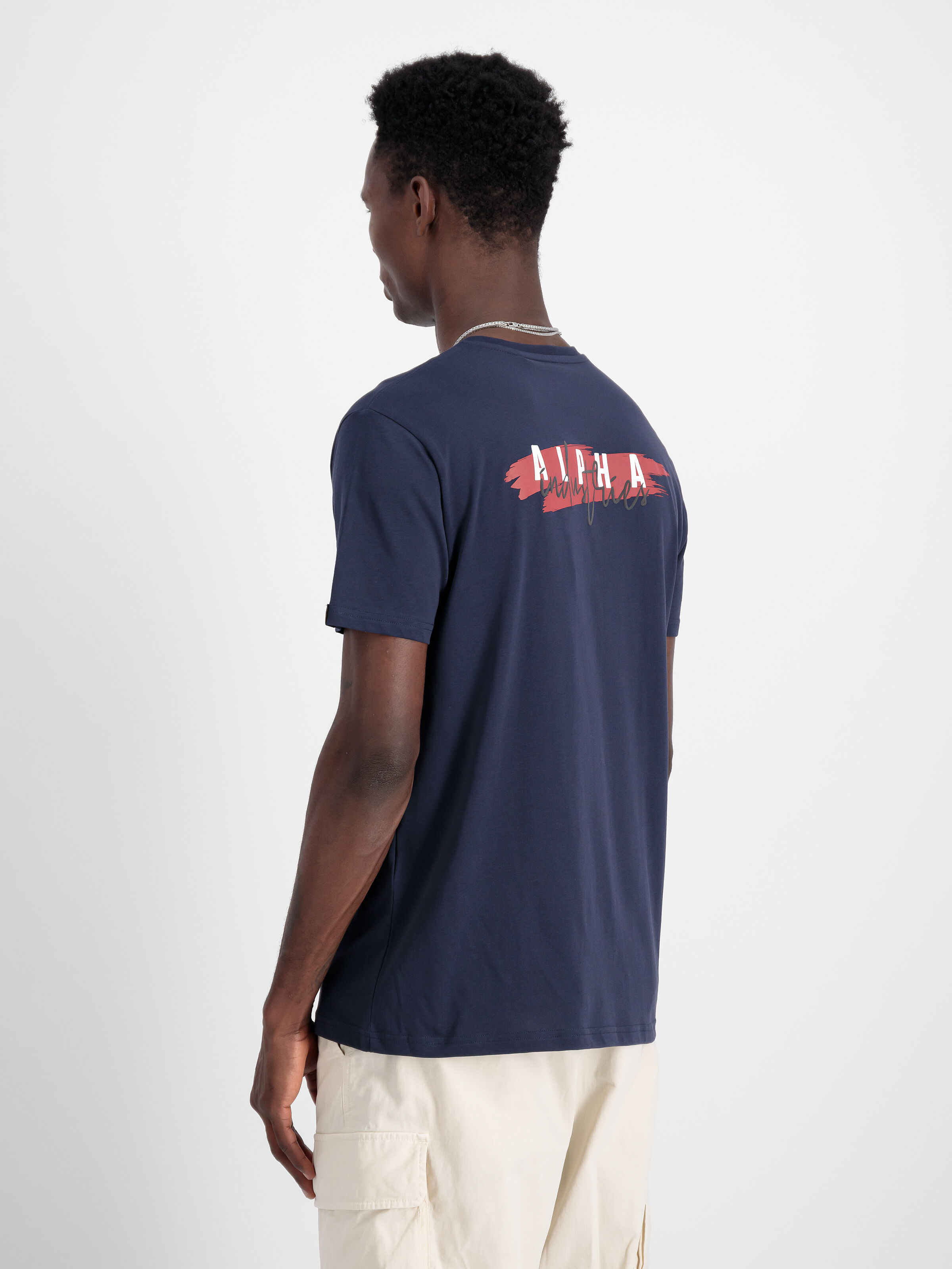 Signature Puff Print Backprint T-Shirt rep.blue 148523_07_2_model_00004_98004