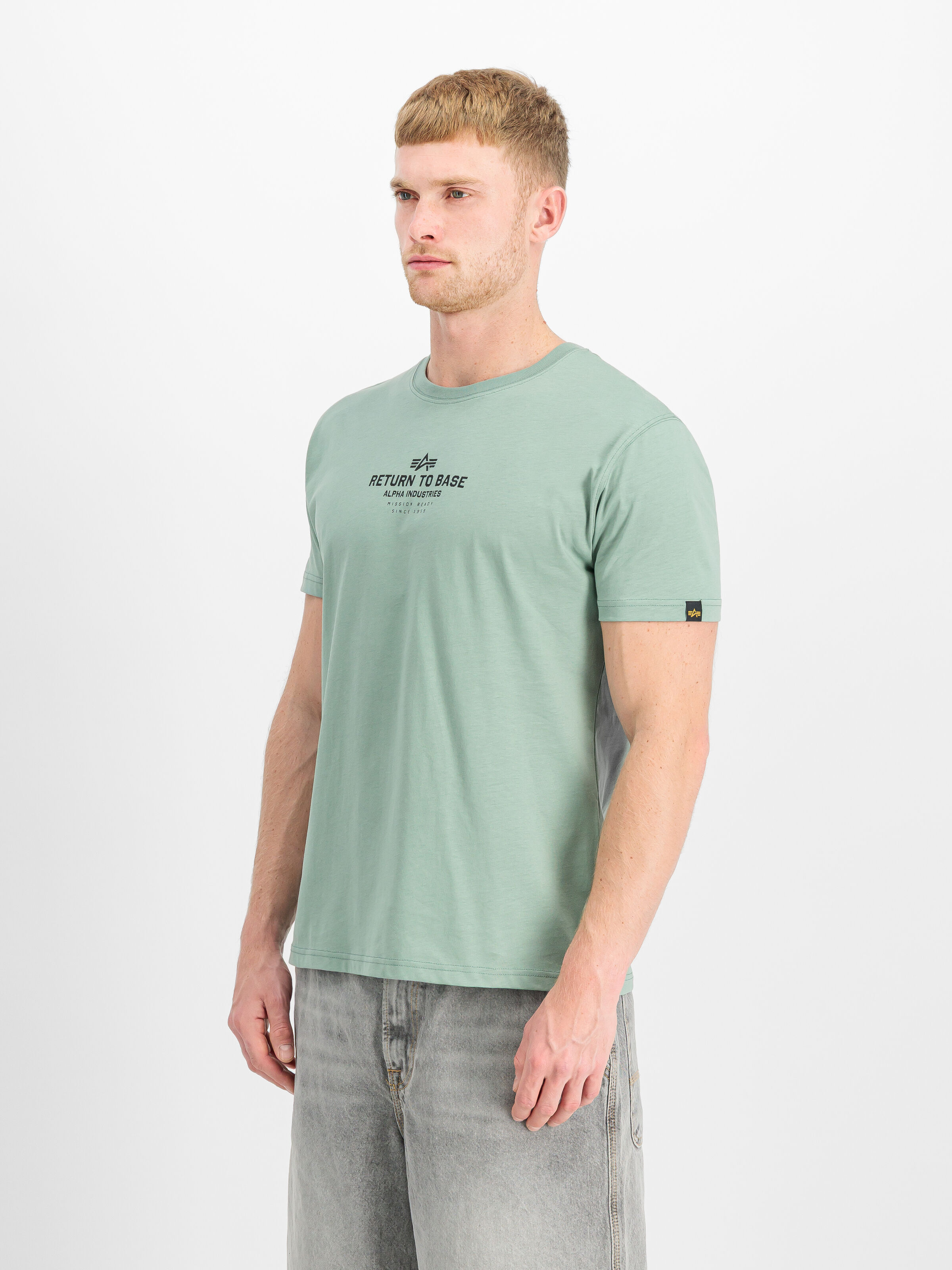 Return To Base T-Shirt frost green 266506_30_2_model_00002_213072
