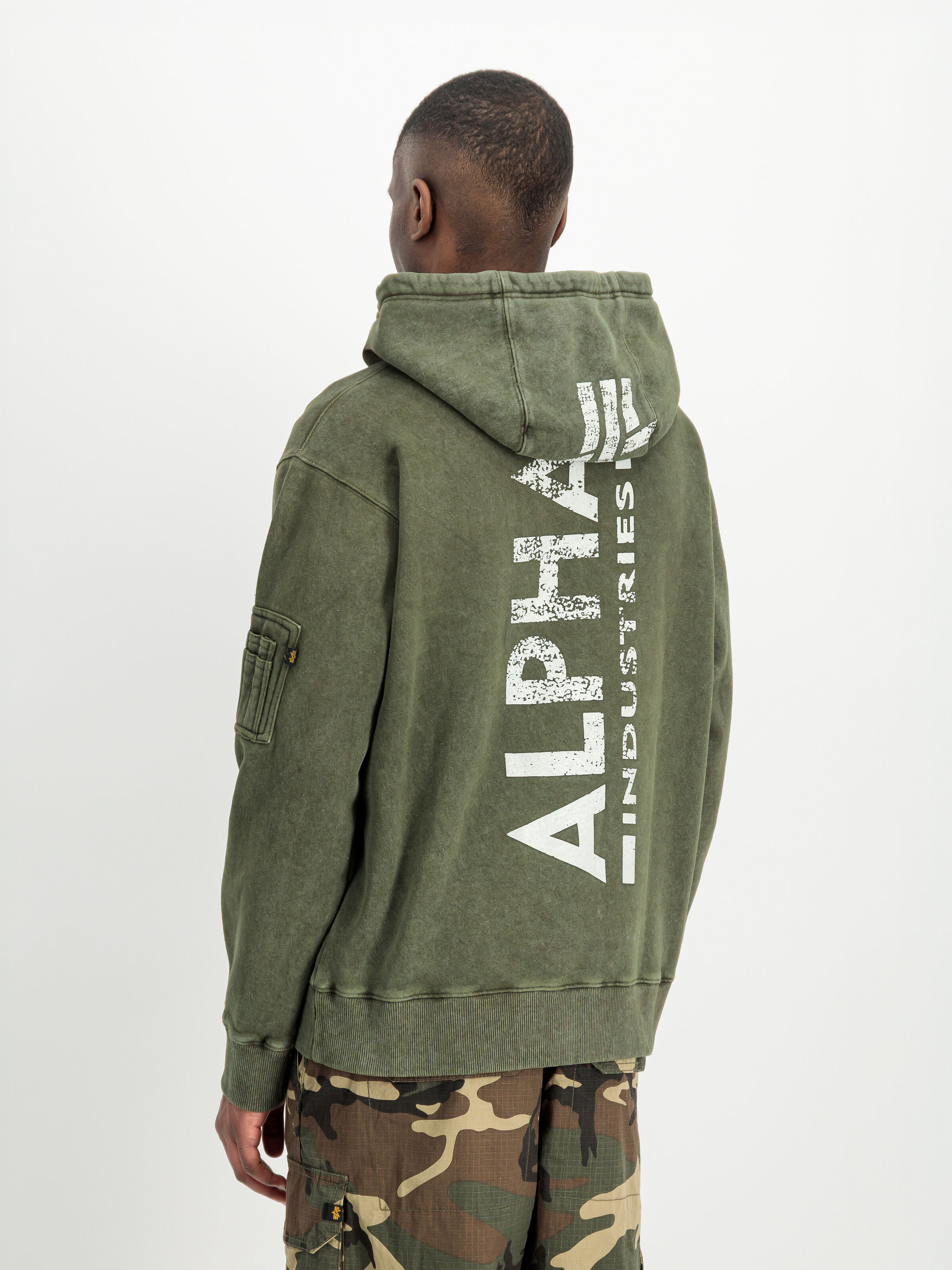 Backprint Vintage Hoodie dark olive 178318V_142_2_model_00003_227646
