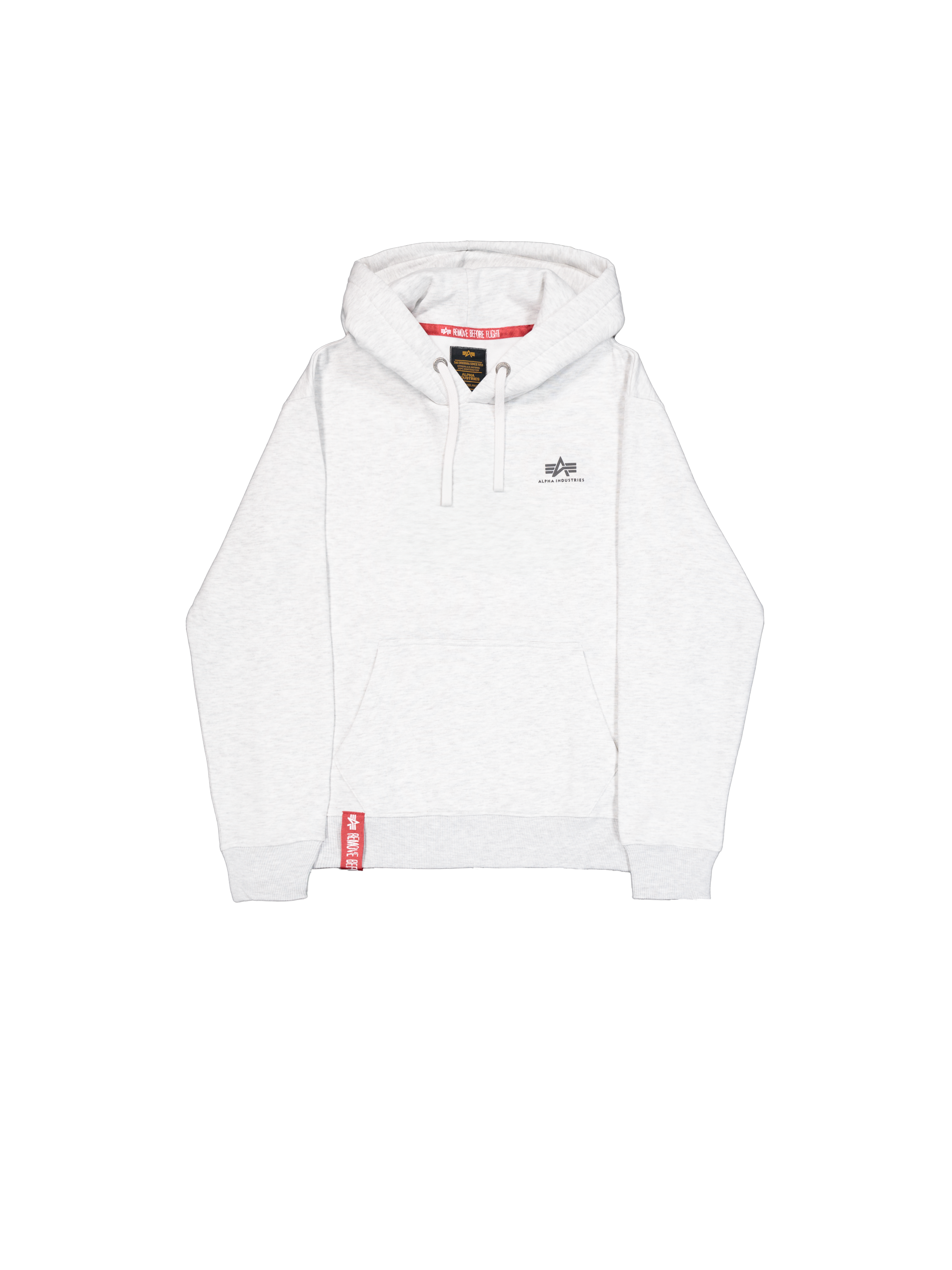 Basic Small Logo Hoodie pastel grey melange 196318_752_1_flatlay_00001_159927.png