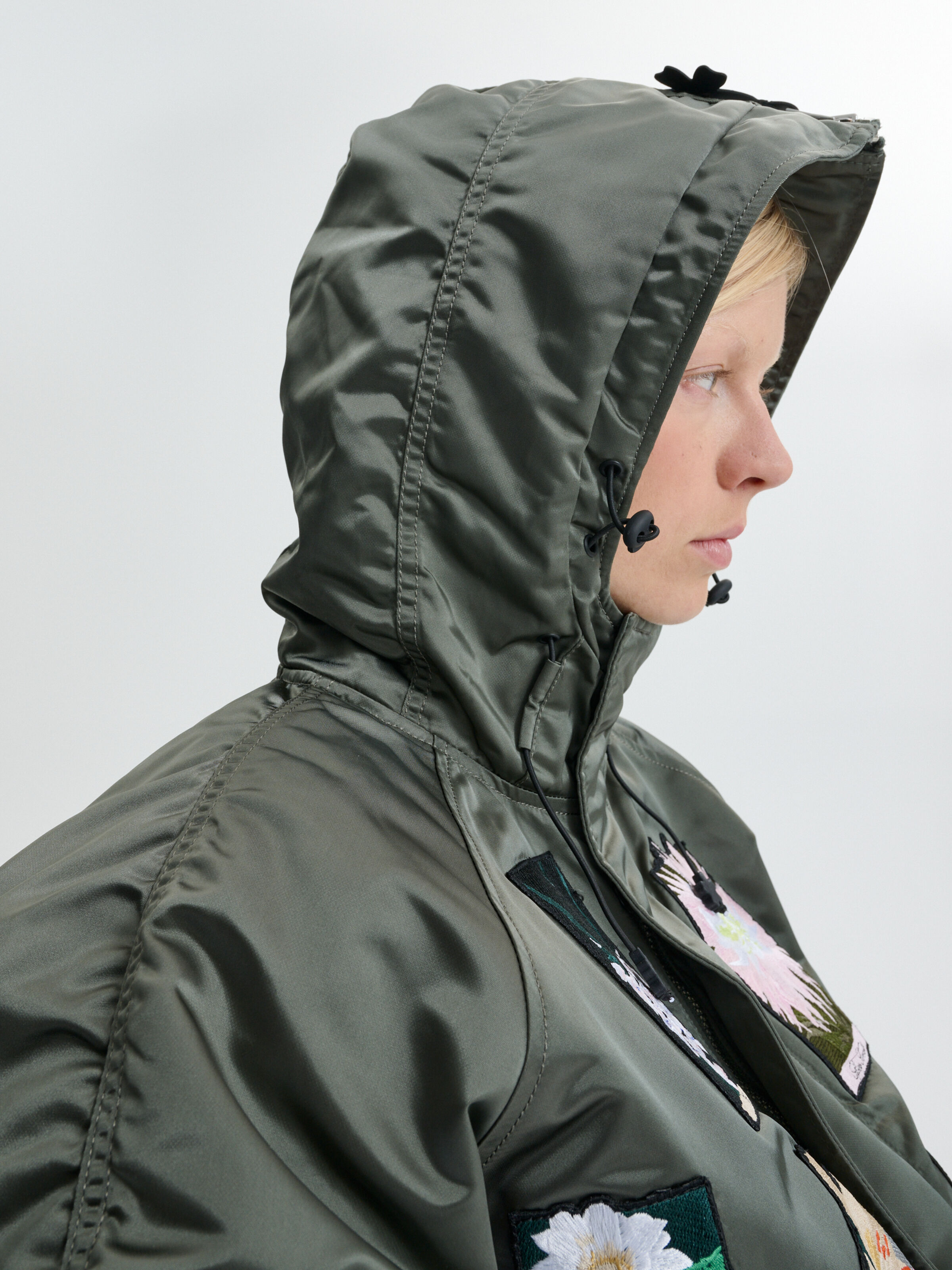 ALPHA x CECILIE BAHNSEN N-2B Patch OS Winter Jacket vintage green 766020_432_3_detail_00003_215758