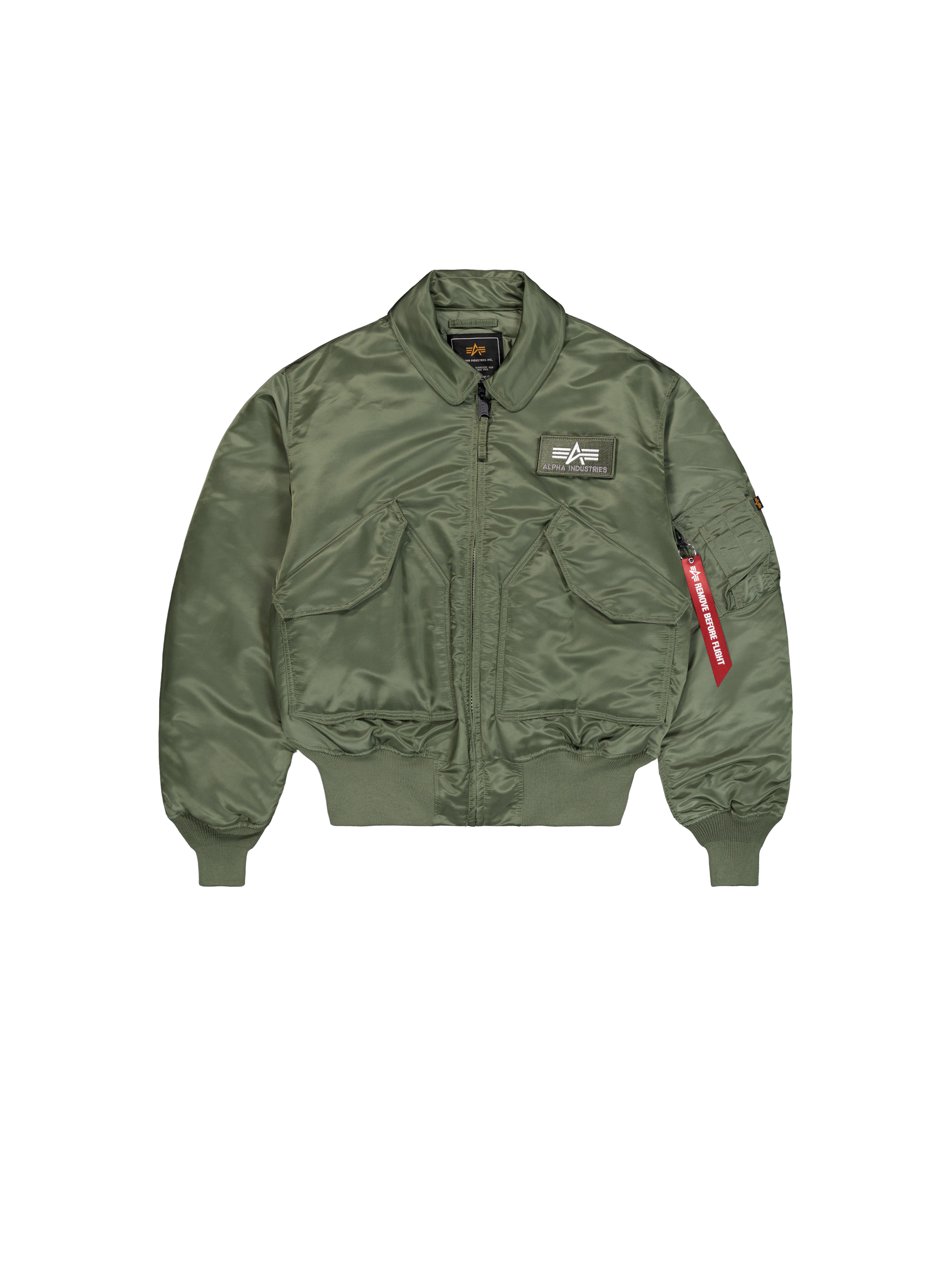 CWU-45 Heritage Bomber Jacket sage-green 100102_01_1_flatlay_00001_248319.png