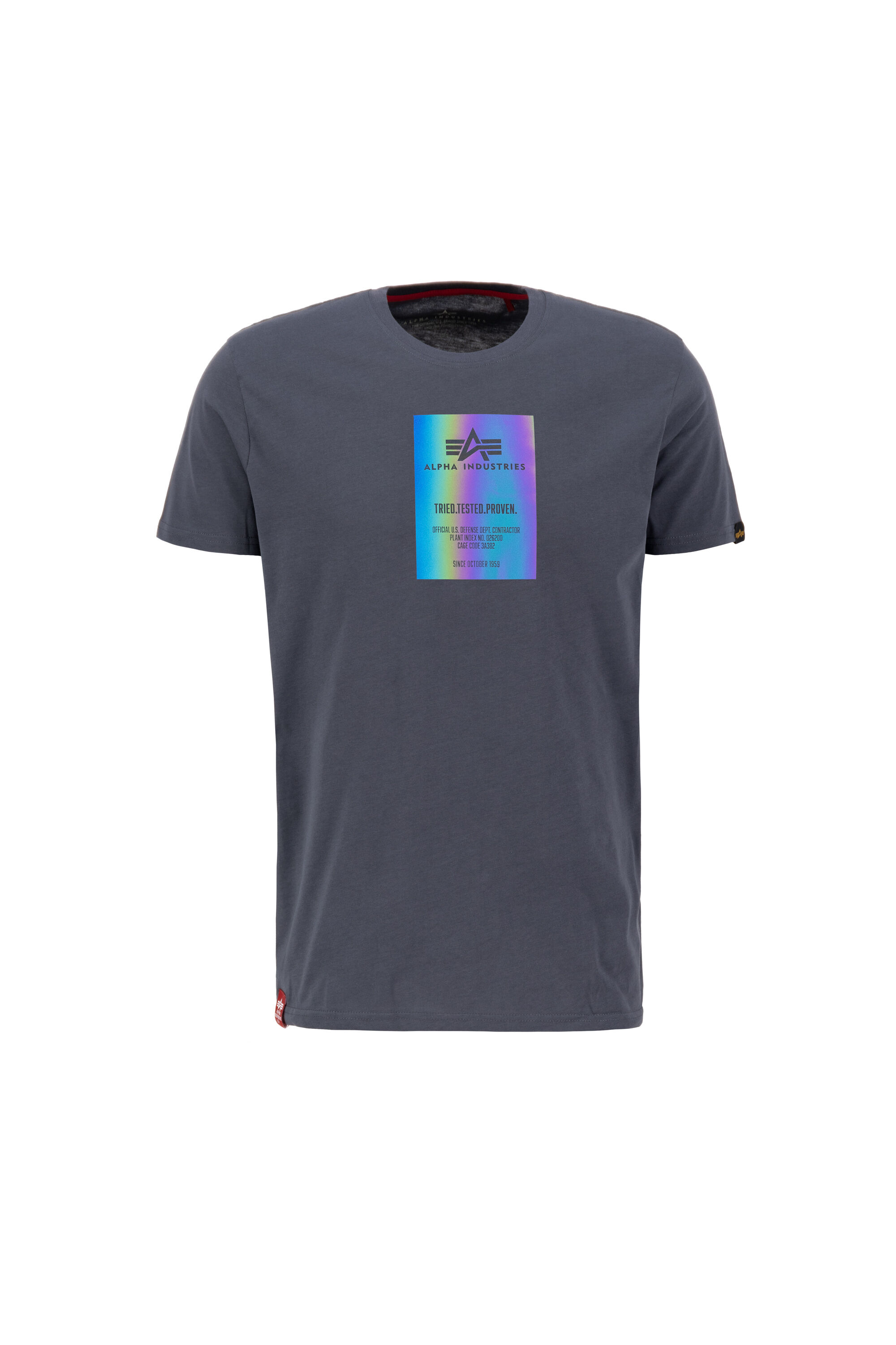 Rainbow Reflective Label T-Shirt greyblack 126501RR_136_002_122832