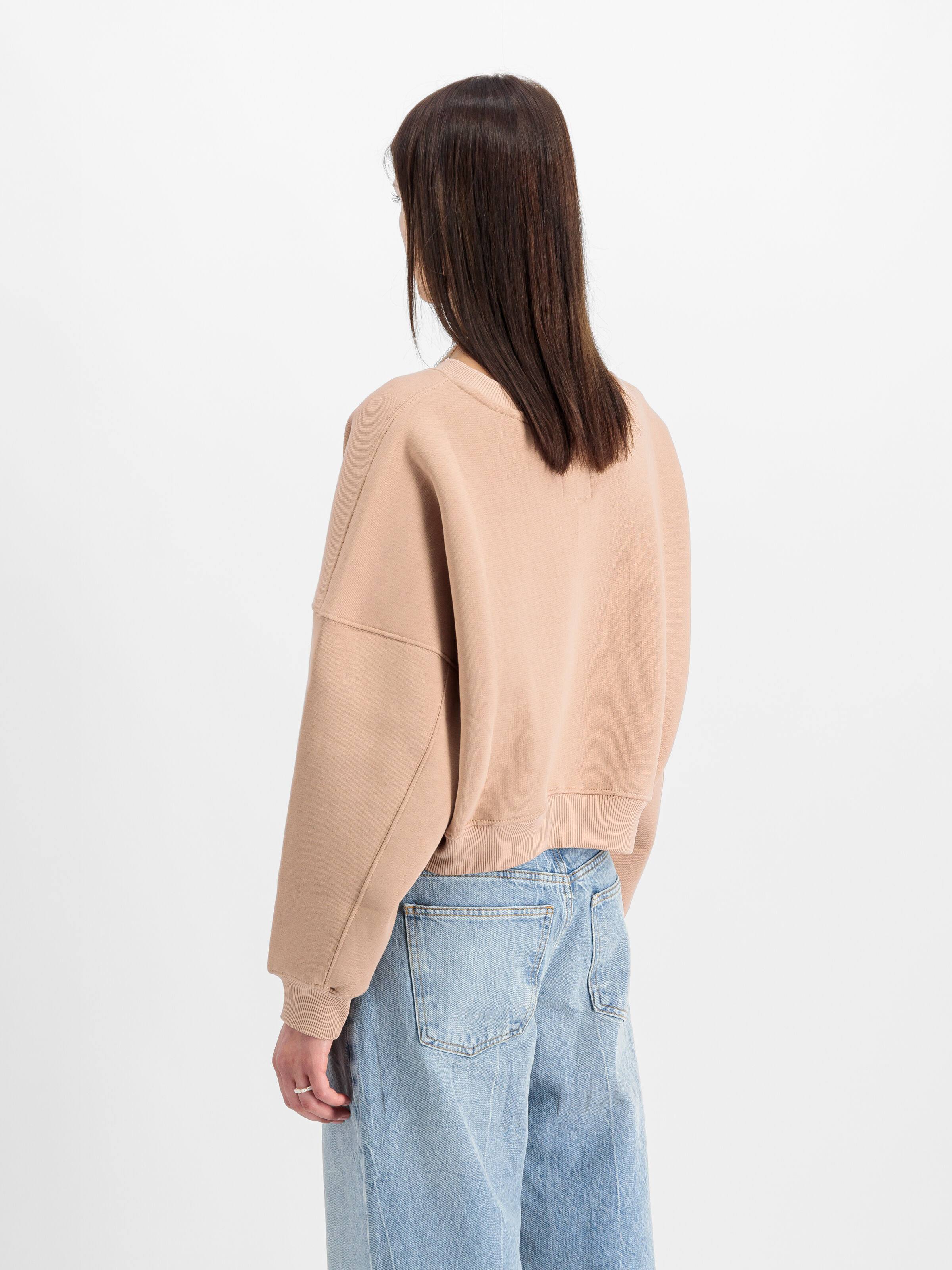 Logo Sweatshirt Women Dusty Coral 148030_721_2_model_00004_103904