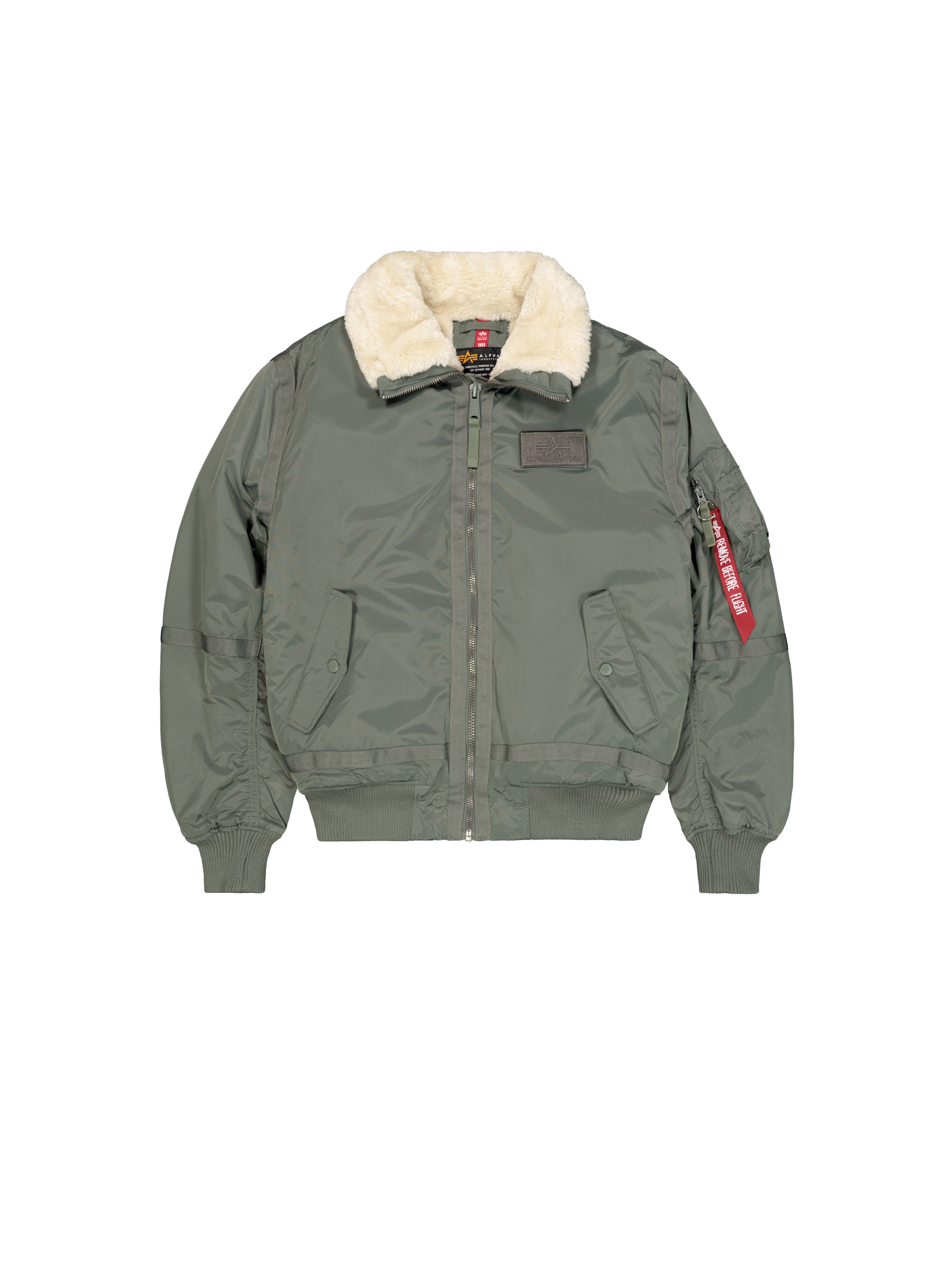 B-15 III TT Two Tone Bomber Jacket vintage green 198122_432_1_flatlay_00001_194716