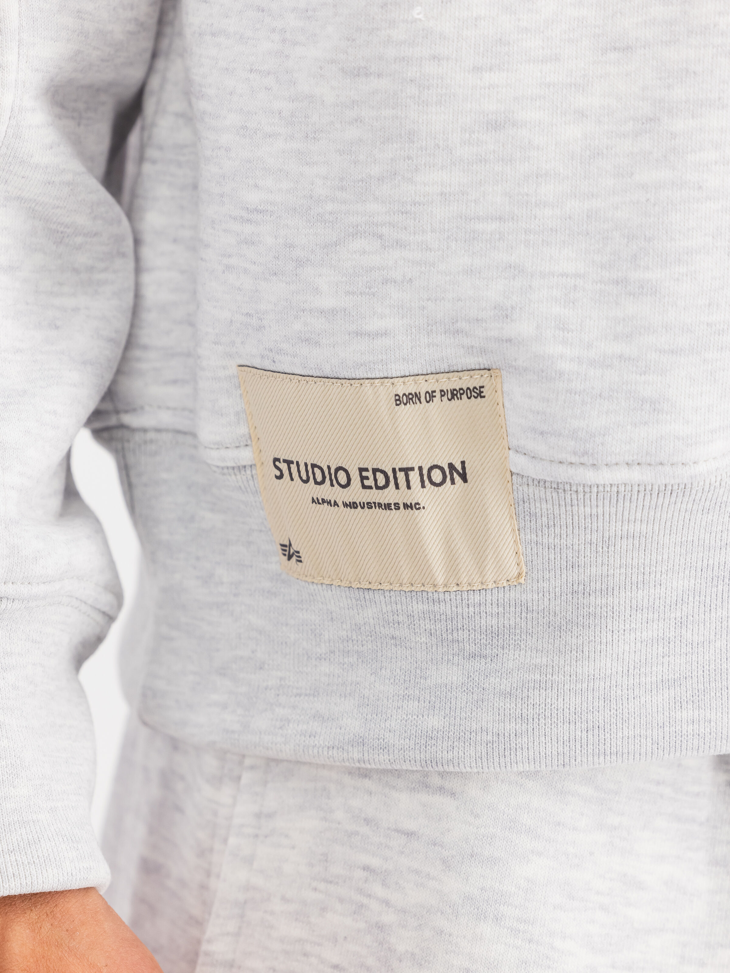 Studio Edition Hoodie pastel grey melange 156335_752_3_detail_00001_151943