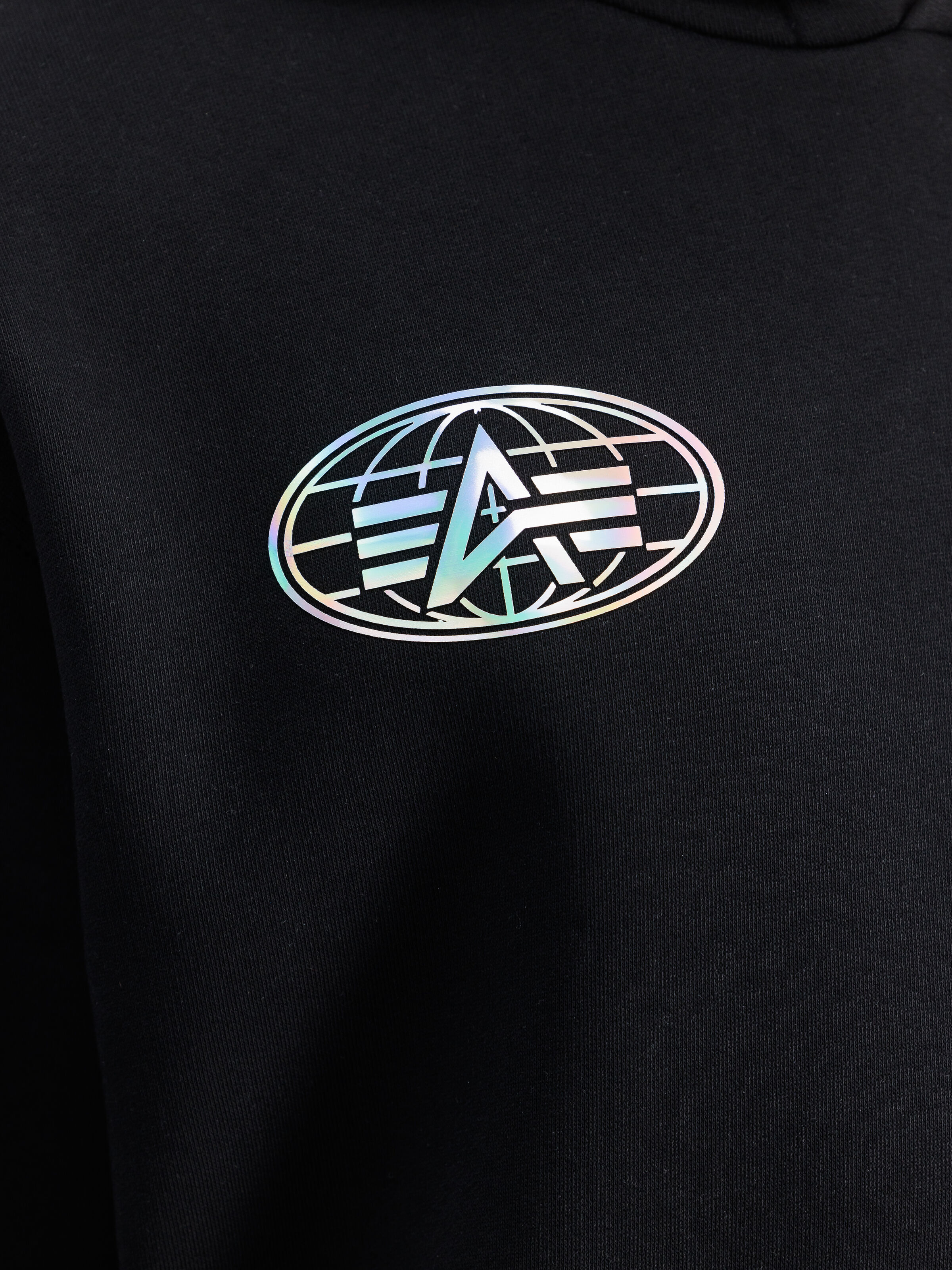 World Logo Metallic Backprint Hoodie black 258341_03_3_detail_00001_164176