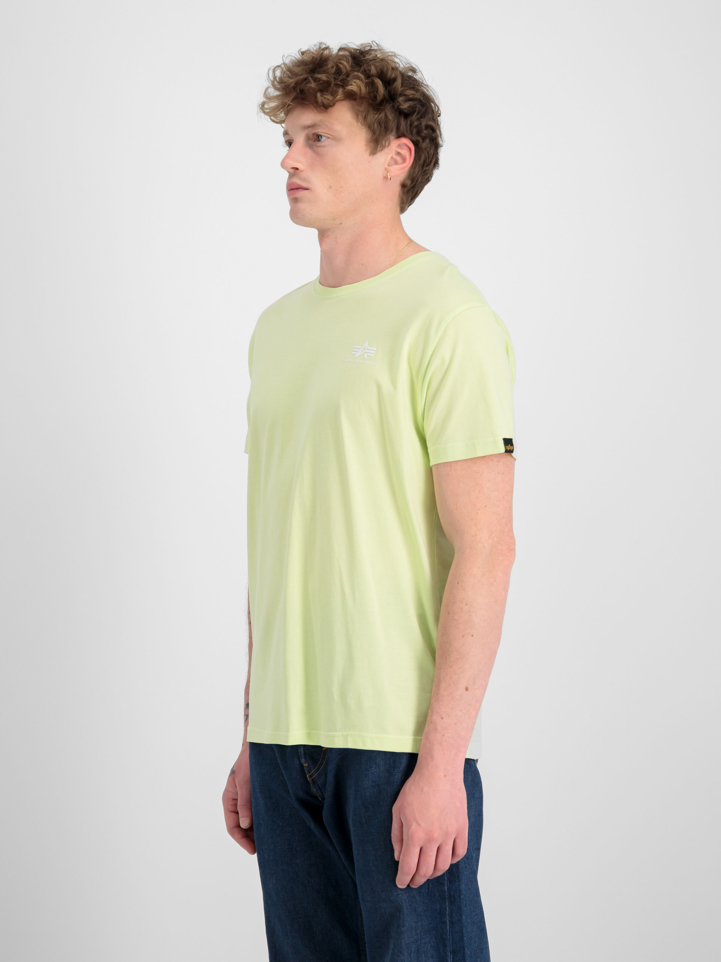 Basic Small Logo T-Shirt Arctic Lime 188505_722_2_model_00003_97207