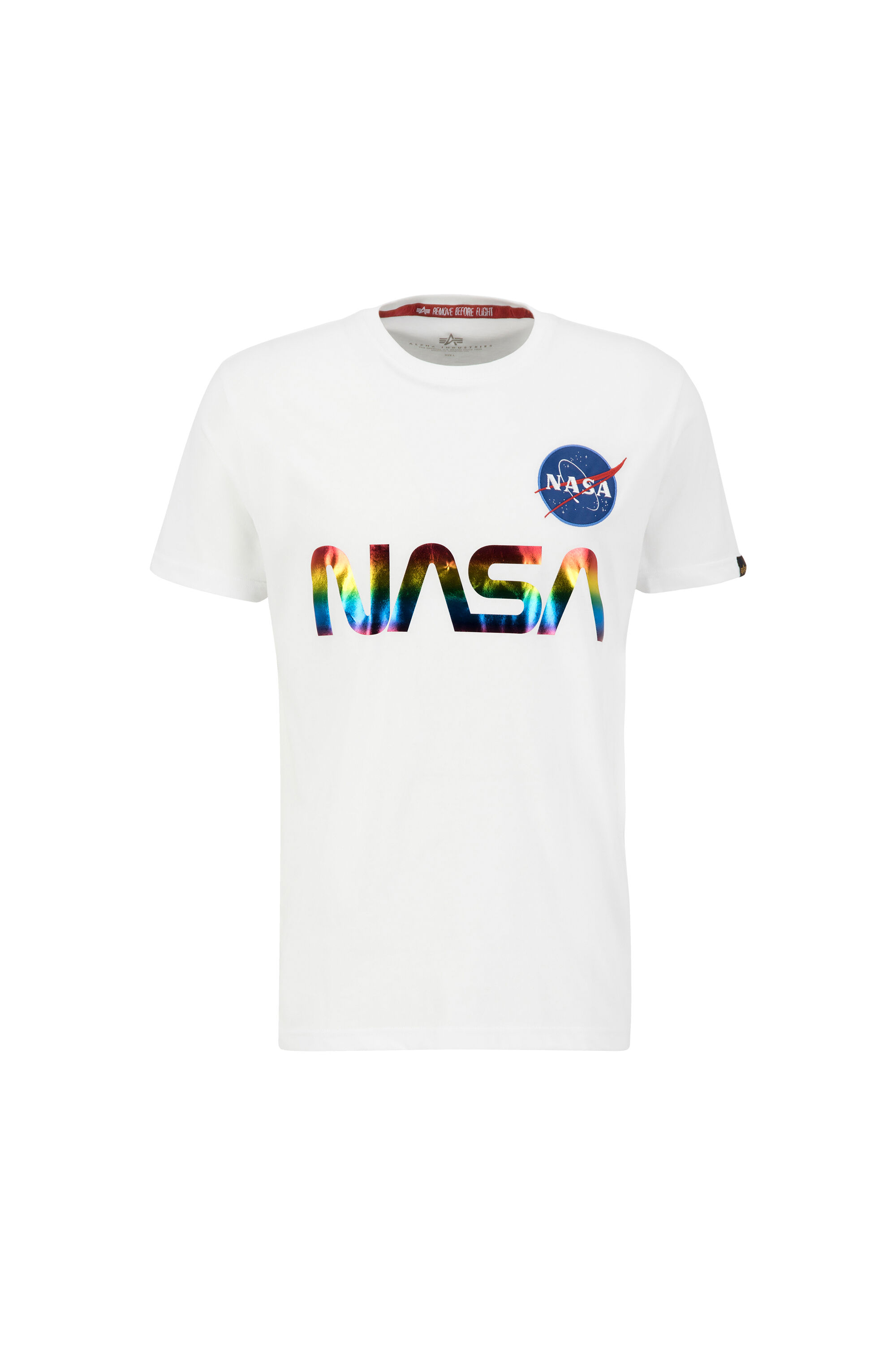 NASA Reflective Metal T-Shirt white/metal red 178501M_690_001_122696.jpg