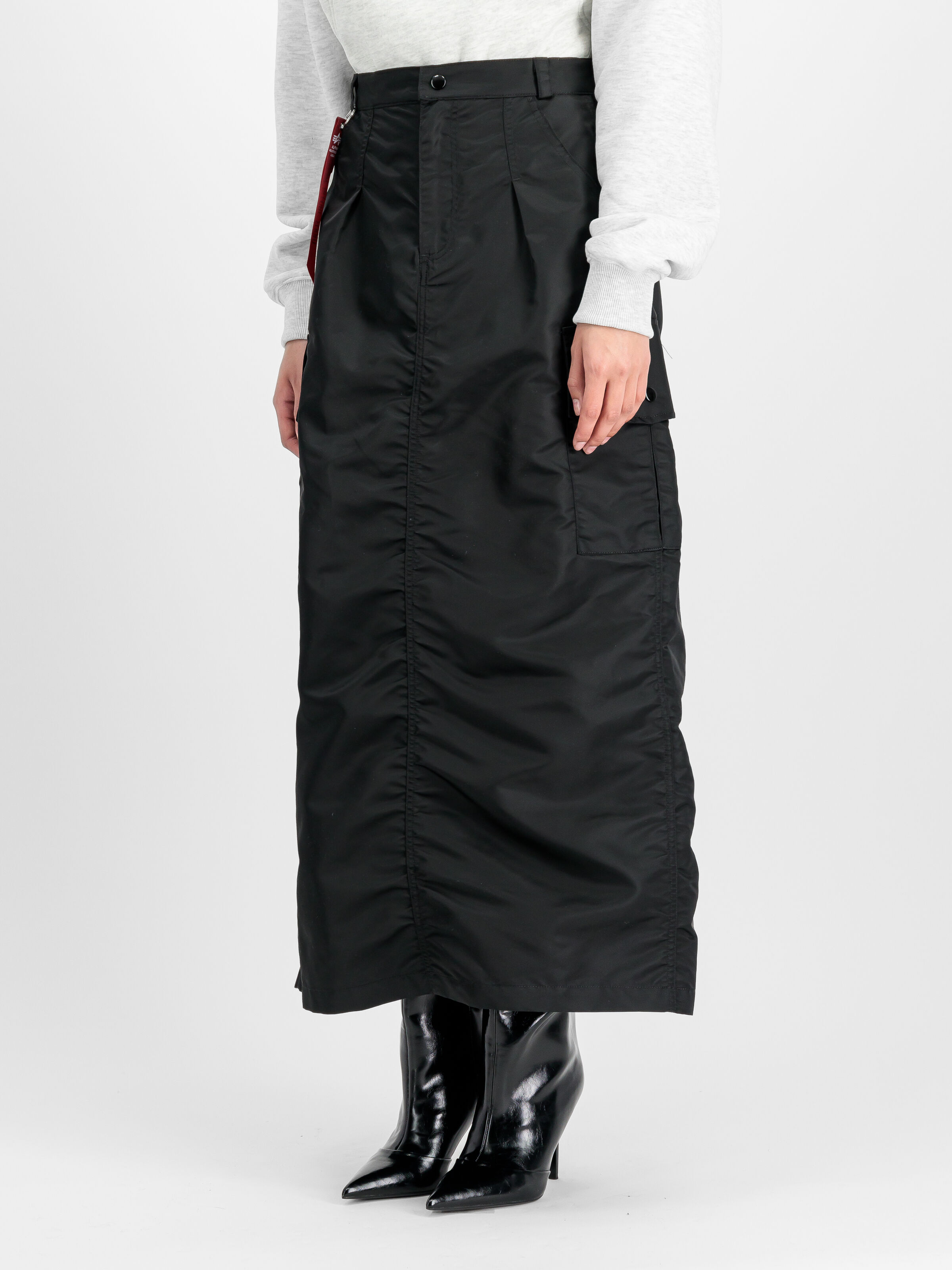 Cargo Maxi Skirt Women black 258023_03_2_model_00002_165789