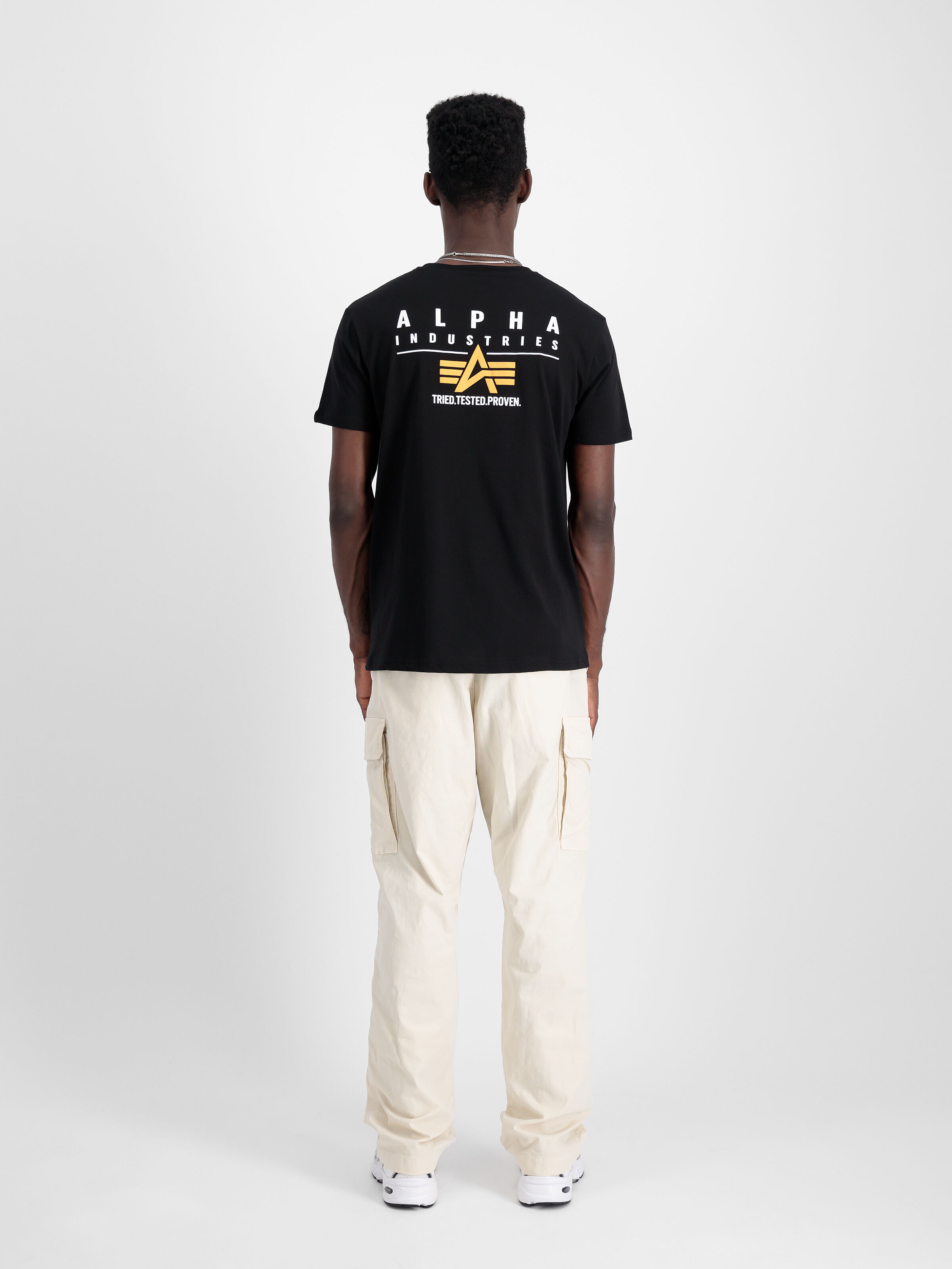 Puff Print Logo Backprint T-Shirt black 148521_03_2_model_00002_98156