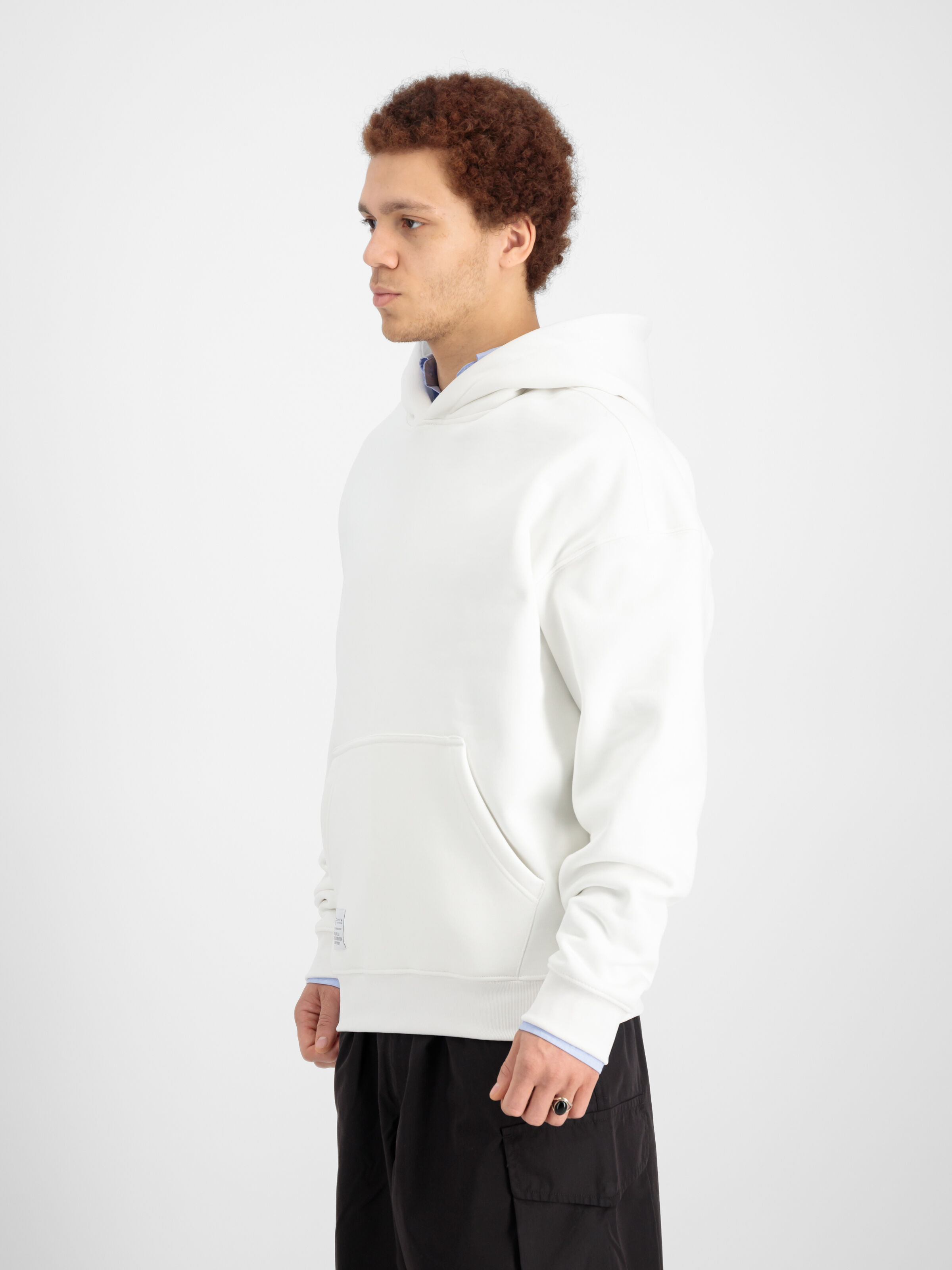 Logo Backprint Hoodie  white 146336_09_2_model_00003_99382
