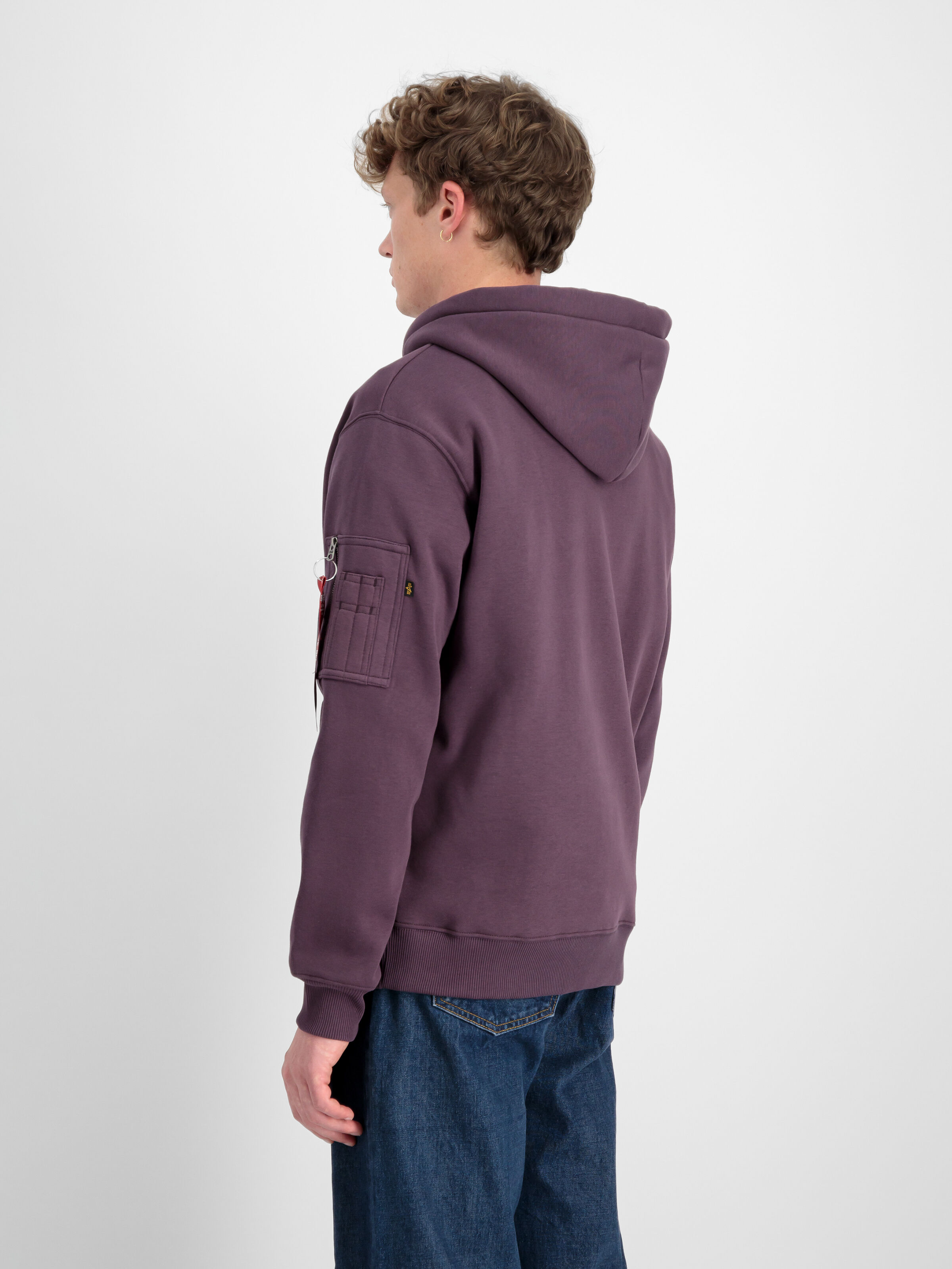 Alpha Label Hoodie Plum 118331_719_2_model_00004_129529