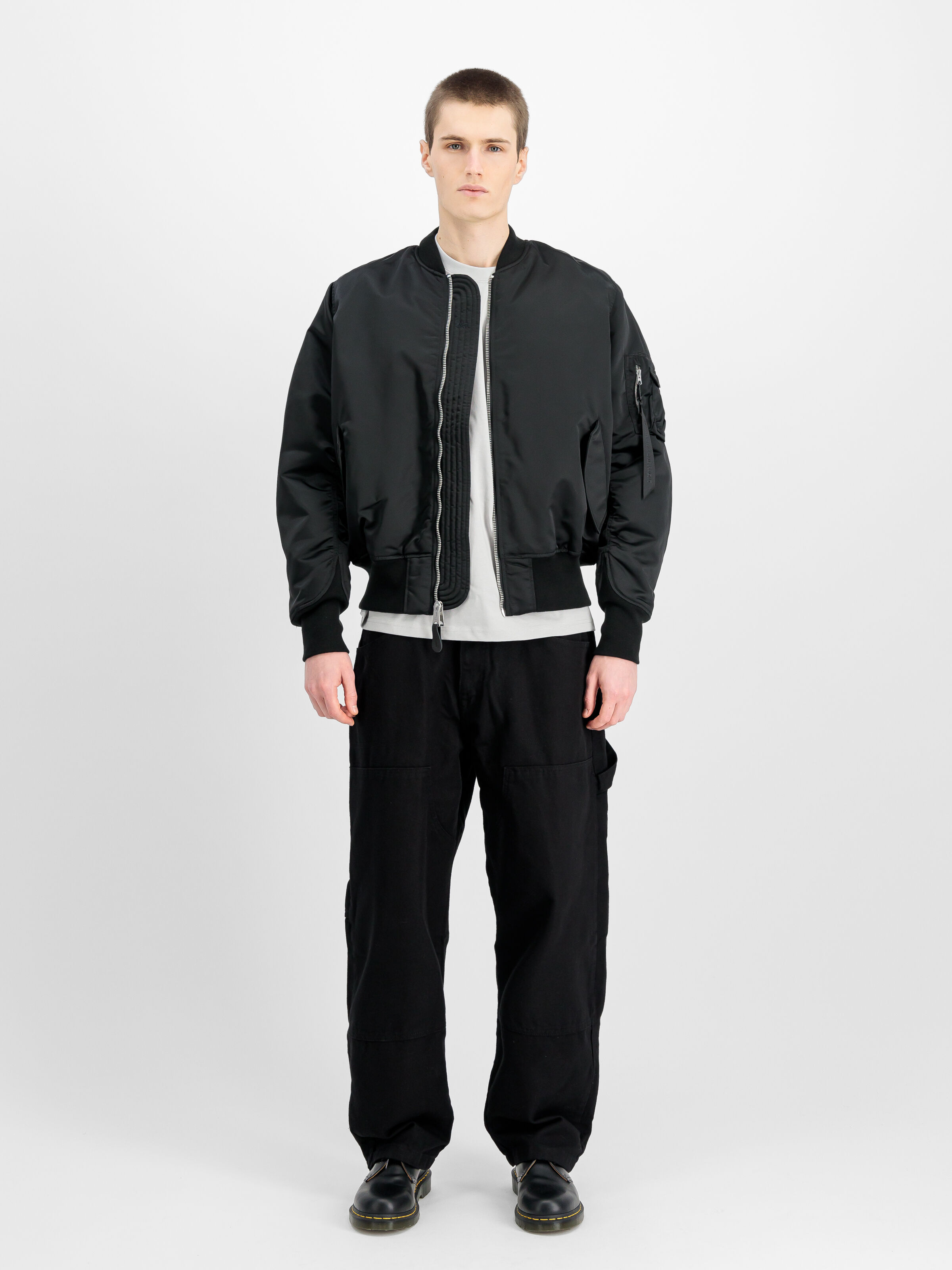 MA-1 Base Flight Bomber Jacket black 756111_03_2_model_00001_155075