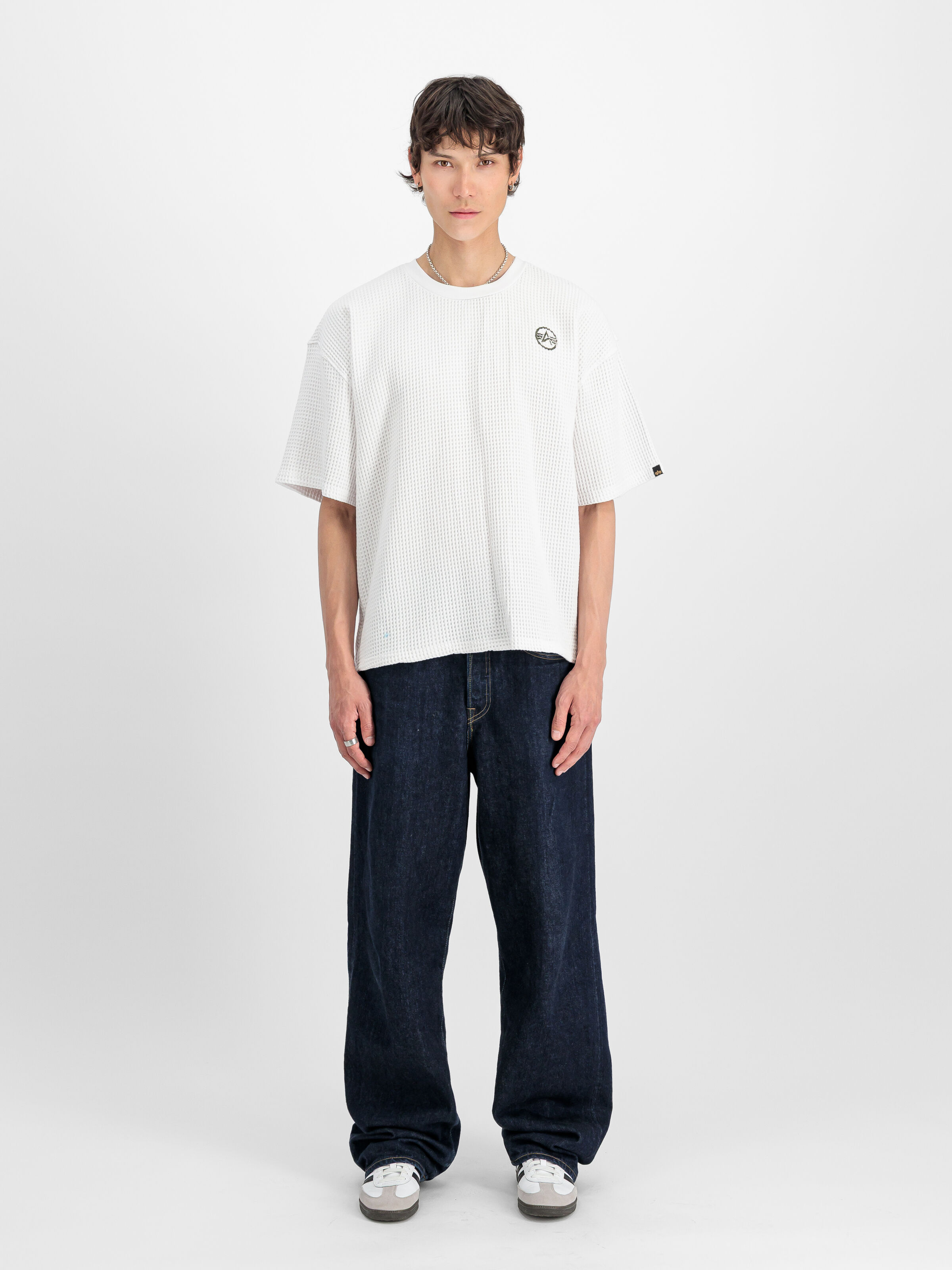 Studio Waffle T-Shirt white 258502_09_2_model_00001_172759