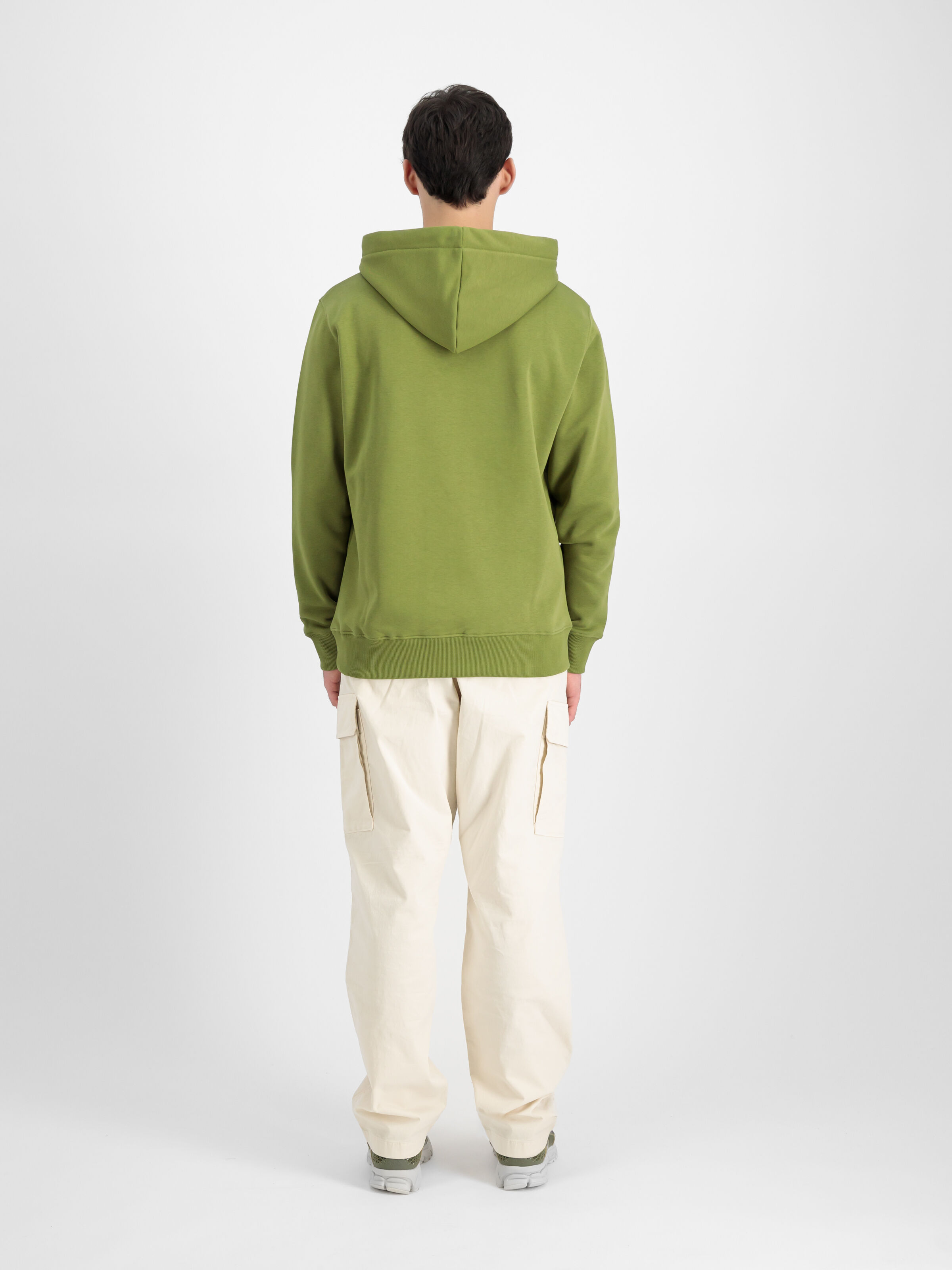 196318 Basic Small Logo Hoodie | Alpha Industries