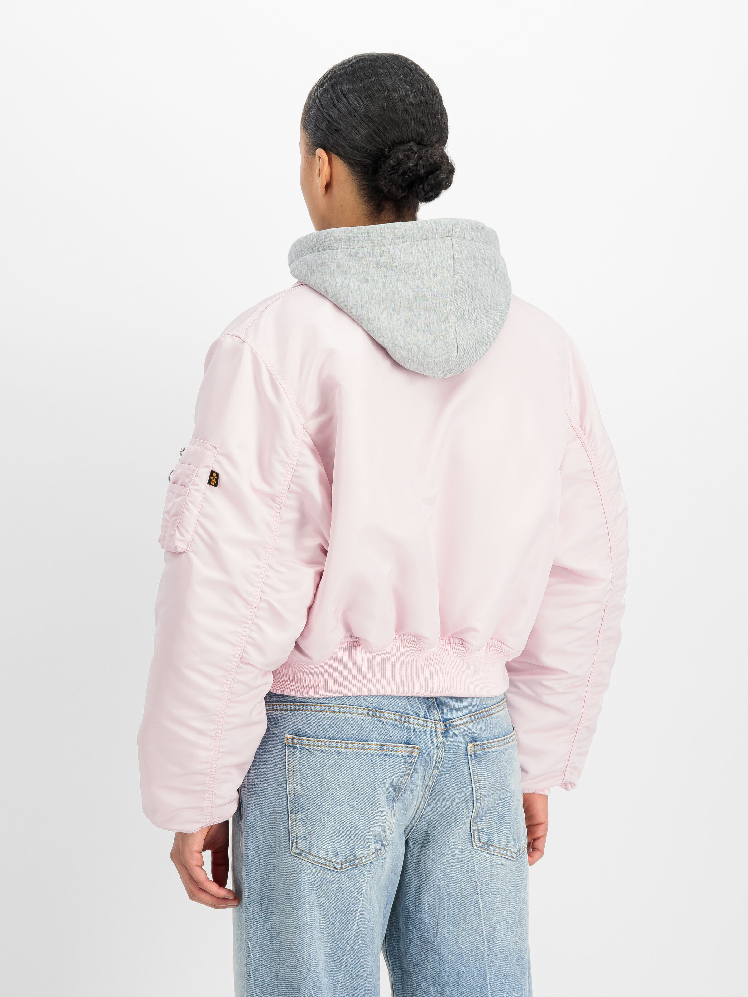 CWU-45/P Hooded Bomber Jacket Women pale lilac 268004_061_2_model_00003_230075