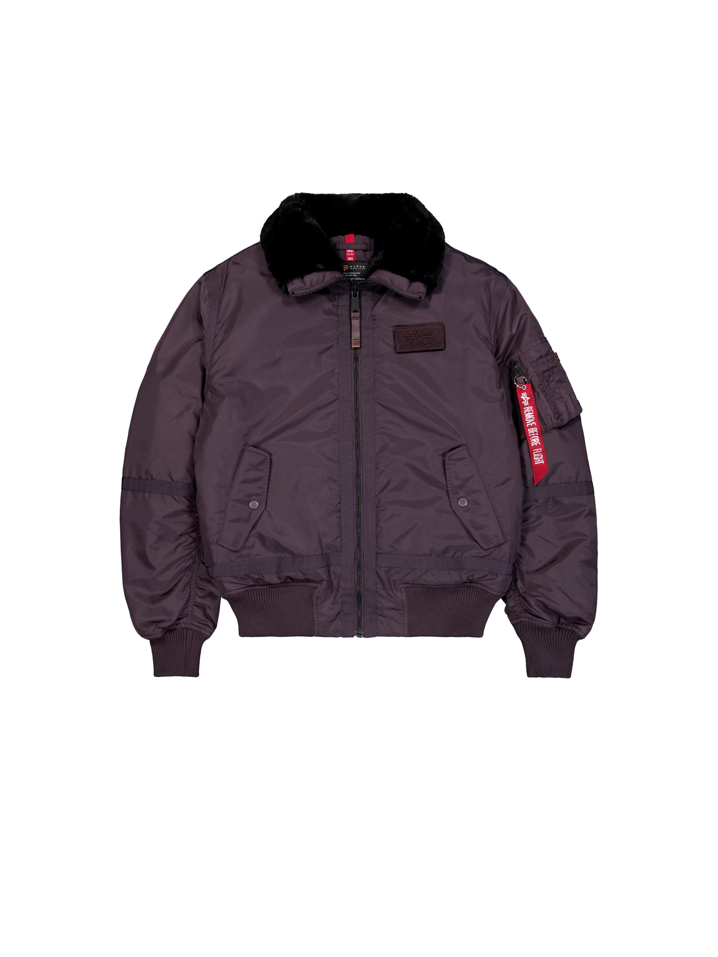 B-15 III TT Two Tone Bomber Jacket Plum