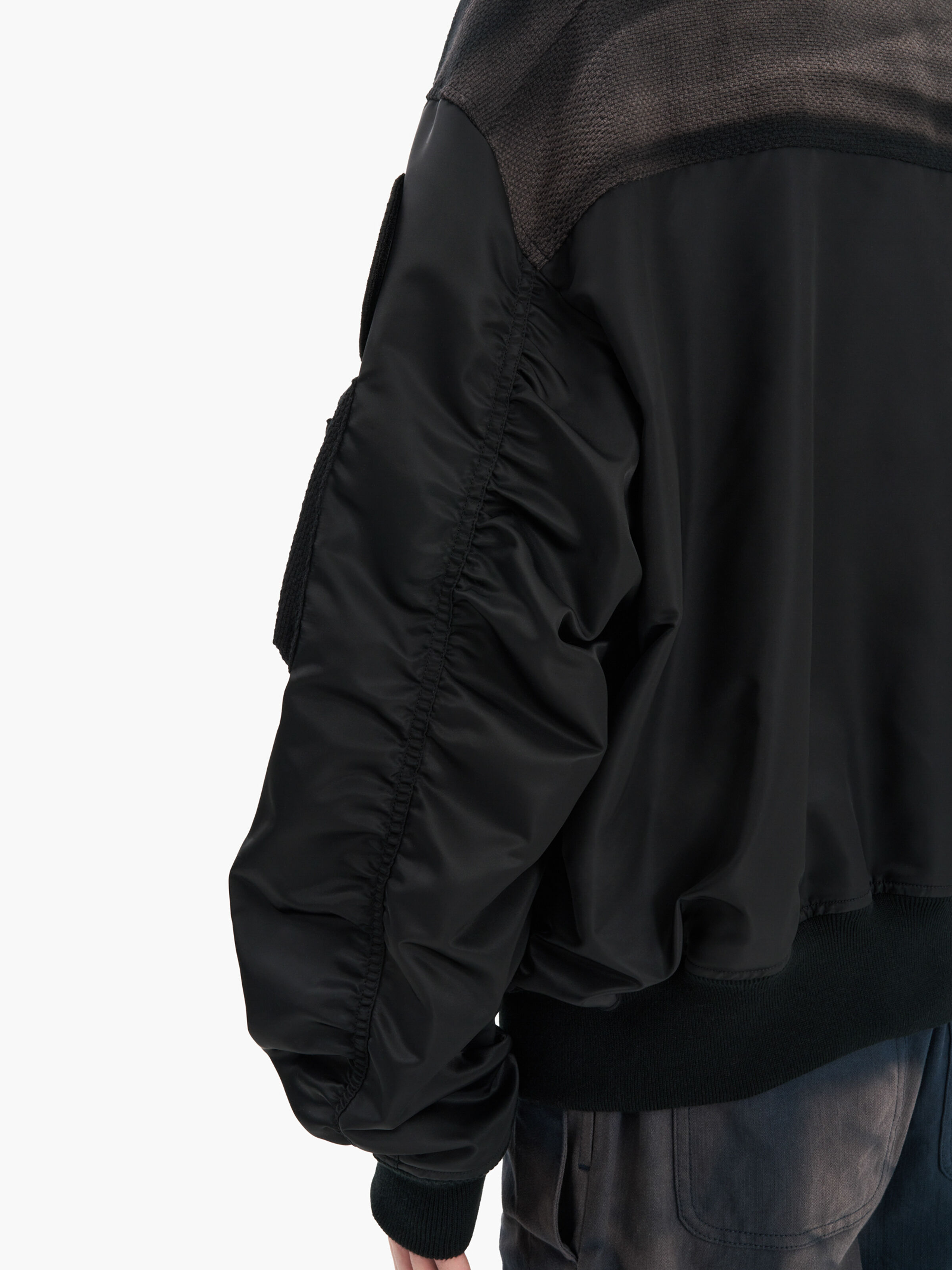 ALPHA X JIYOUNG KIM SUN-BLEACHED FLIGHT L-2B BOMBER black 156160_03_3_detail_00002_157182