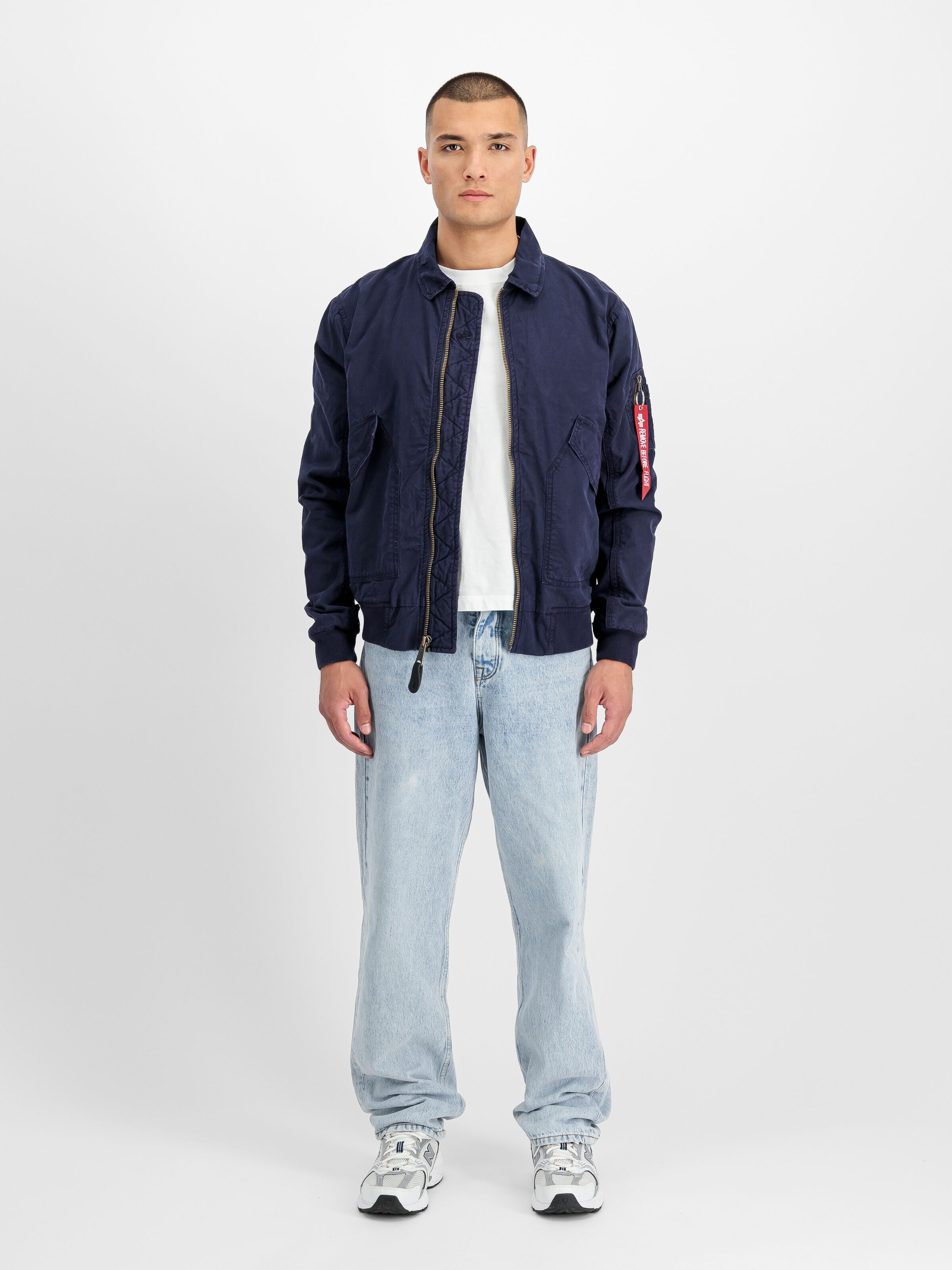 CWU-36/P Canvas Light Bomber Jacket ultra navy 266112_697_2_model_00001_214317