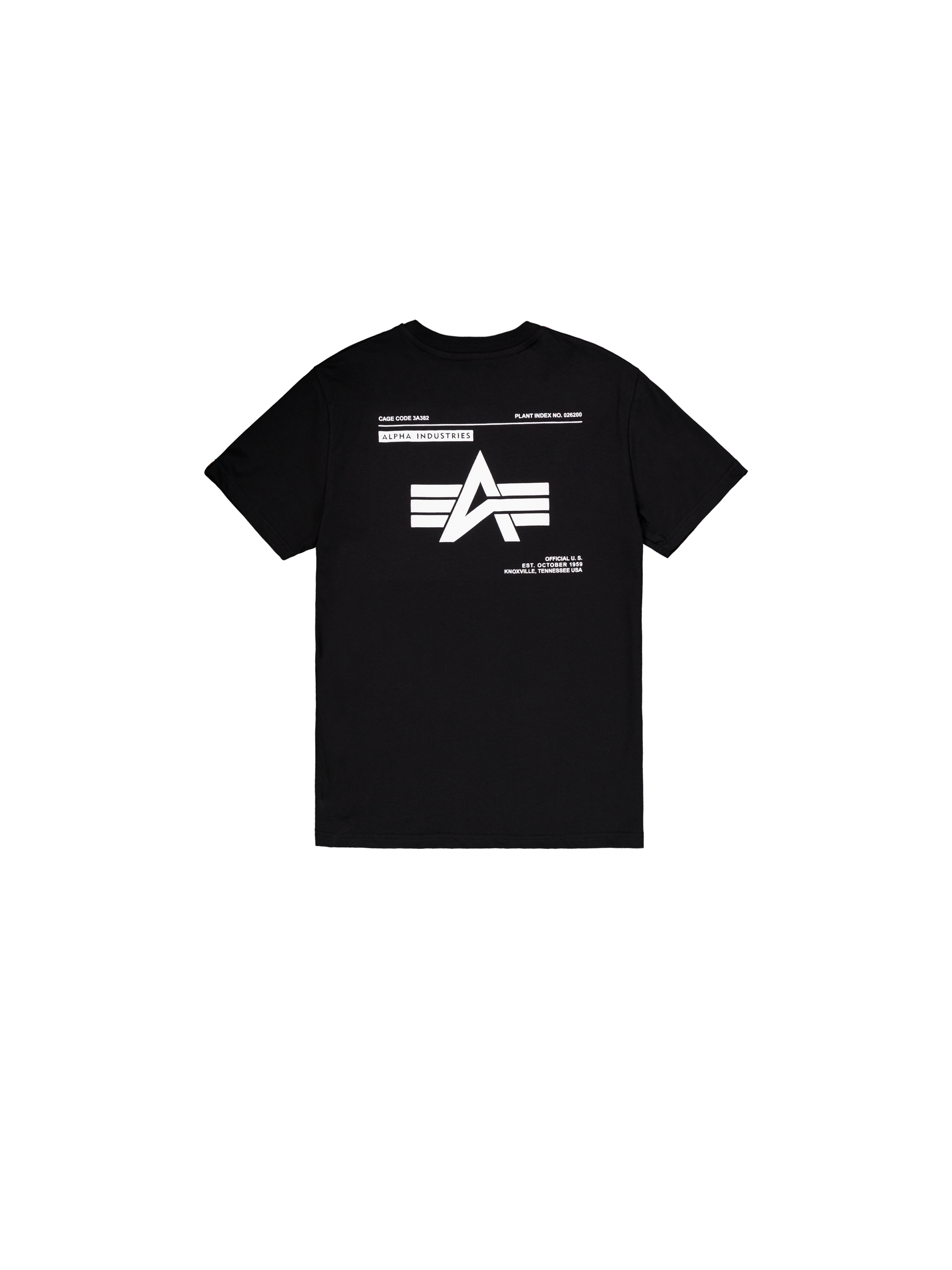 Label Backprint T-Shirt black 258505_03_1_flatlay_00002_159834