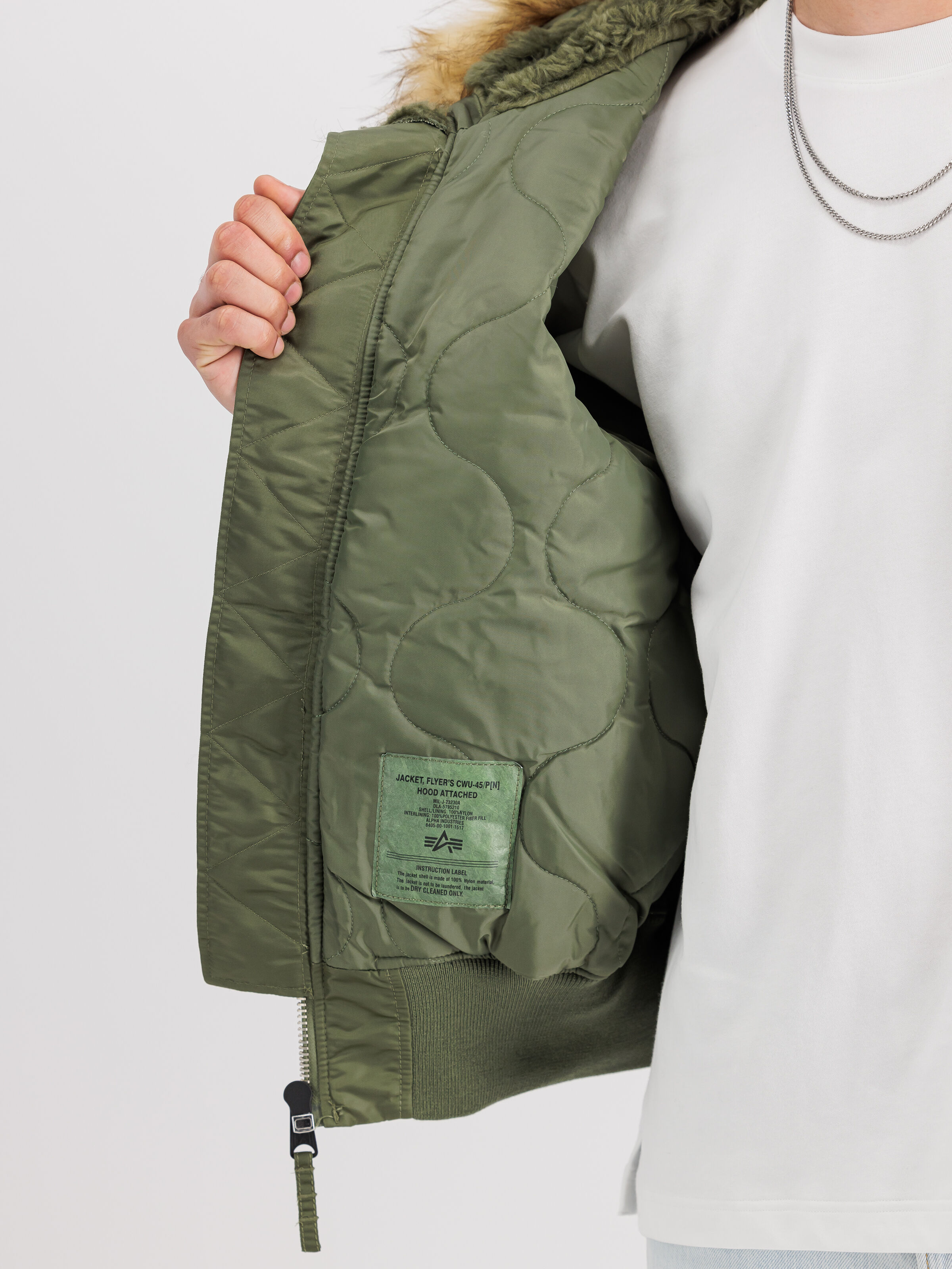 45/P Hooded Bomber Jacket | Alpha Industries