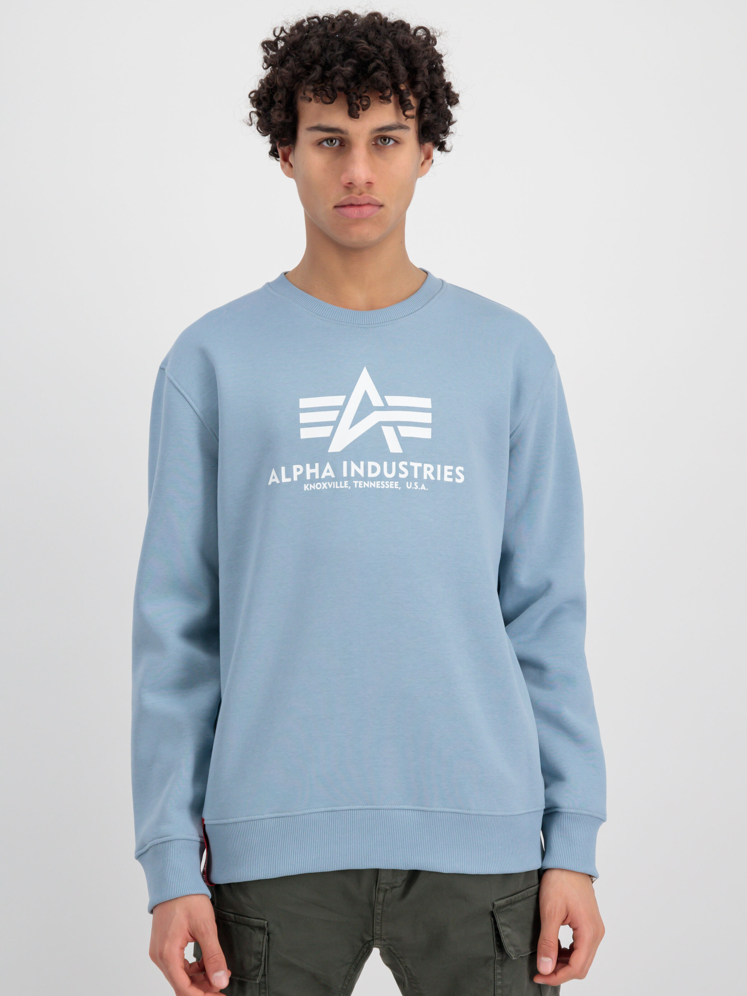 Basic Big Logo Sweatshirt greyblue 178302_134_alpha_industries_basic_sweater_001_182766