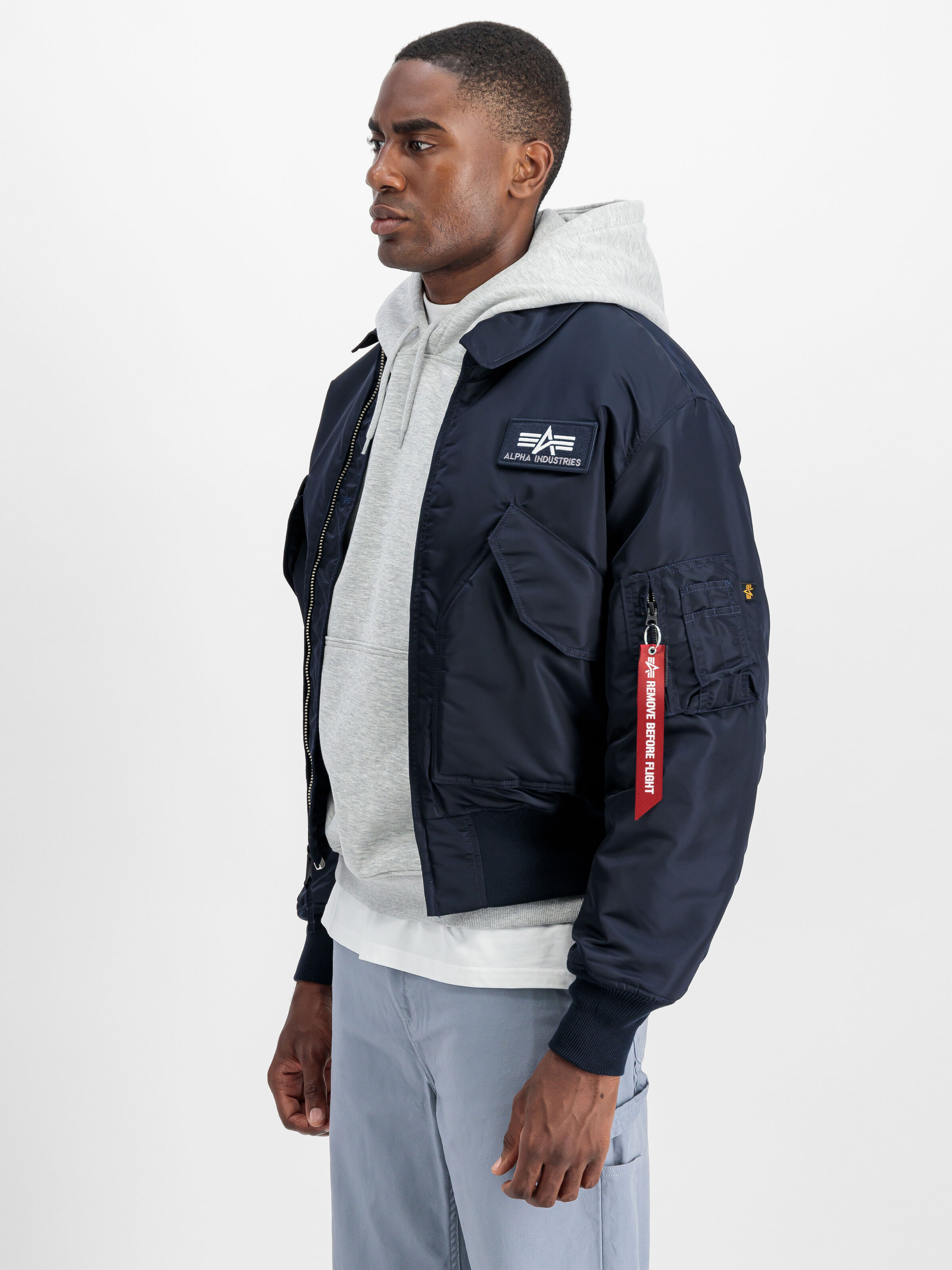 CWU-45 Heritage Bomber Jacket rep.blue 100102_07_2_model_00003_248357
