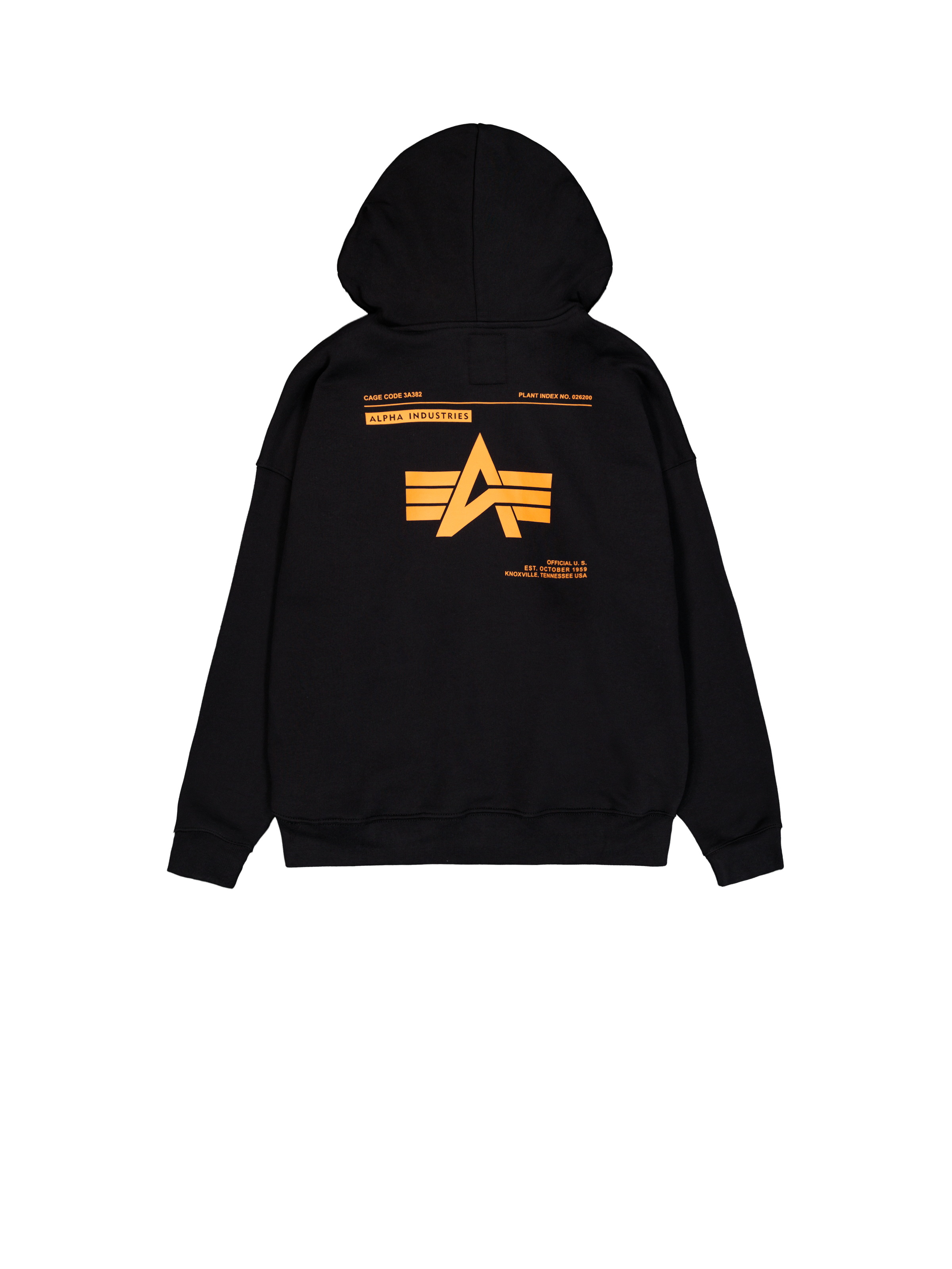 Logo Backprint Hoodie  black 146336_03_1_flatlay_00002_99349