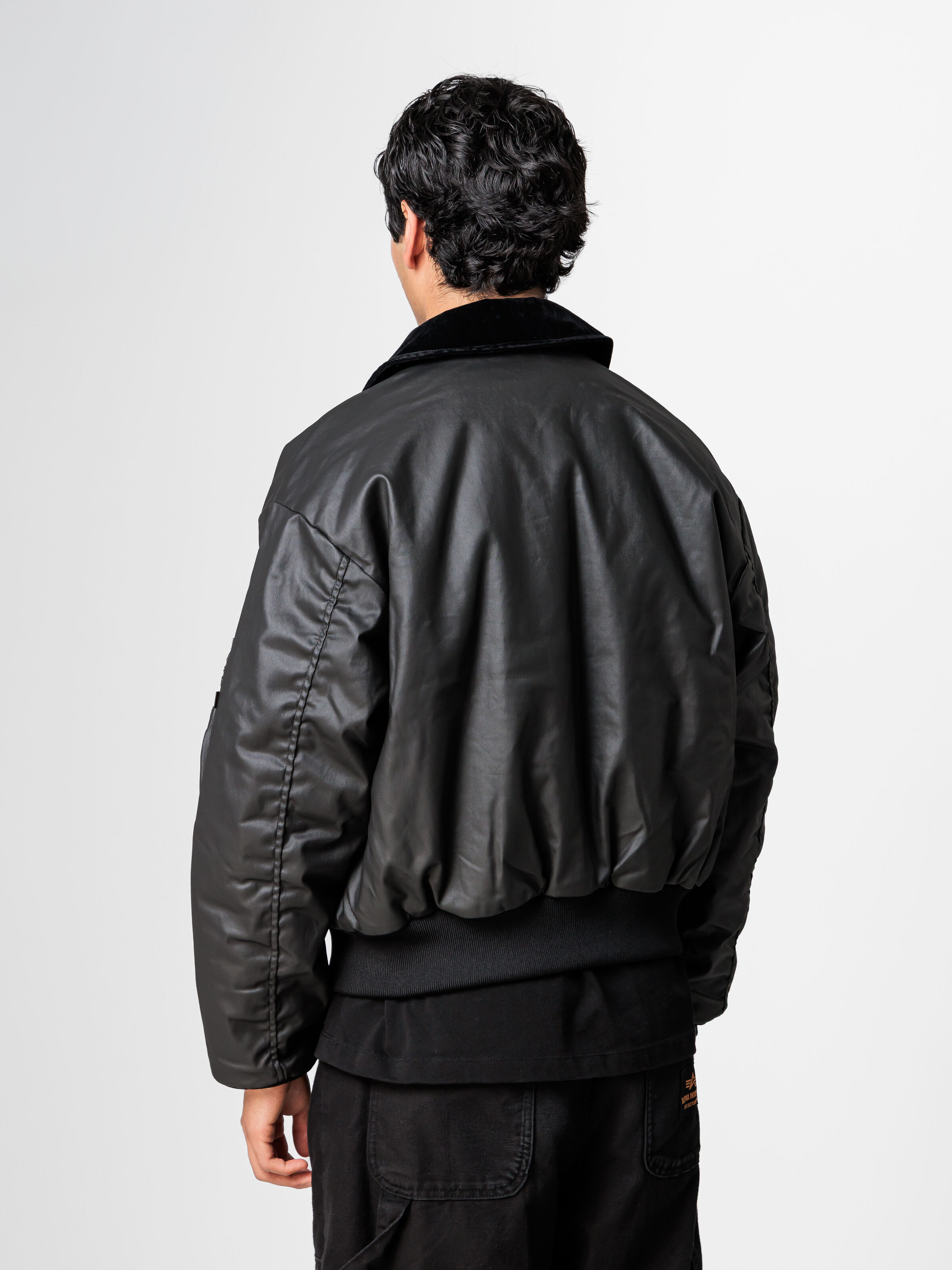 ALPHA x ANDERSSON BELL CWU-45/P Bomber Jacket black 268172_03_2_model_00003_250671