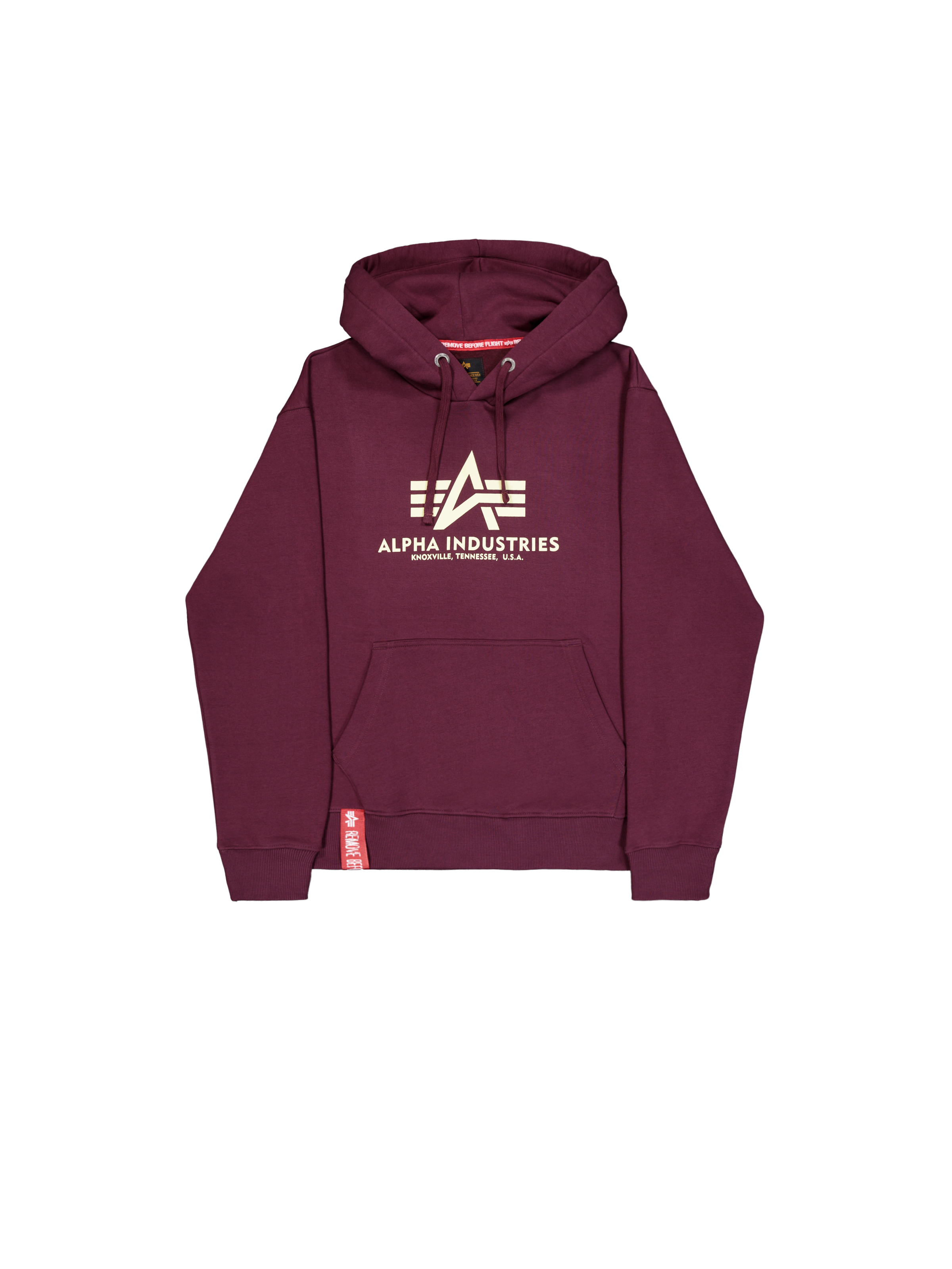 Basic Big Logo Hoodie dark cherry 178312_608_1_flatlay_00001_166343.png
