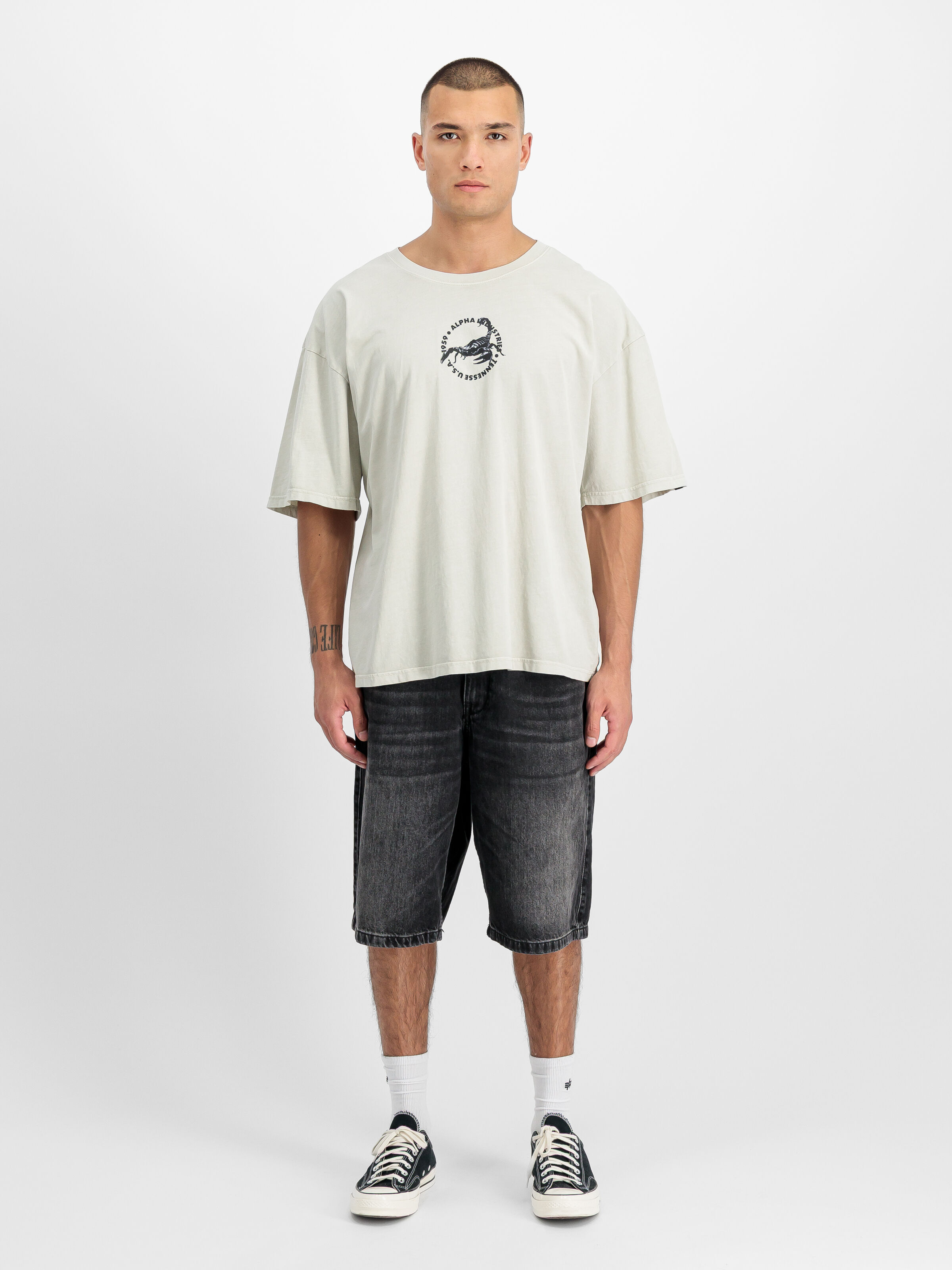US Scorpion Backprint T-Shirt stone 266510_10_2_model_00001_215569