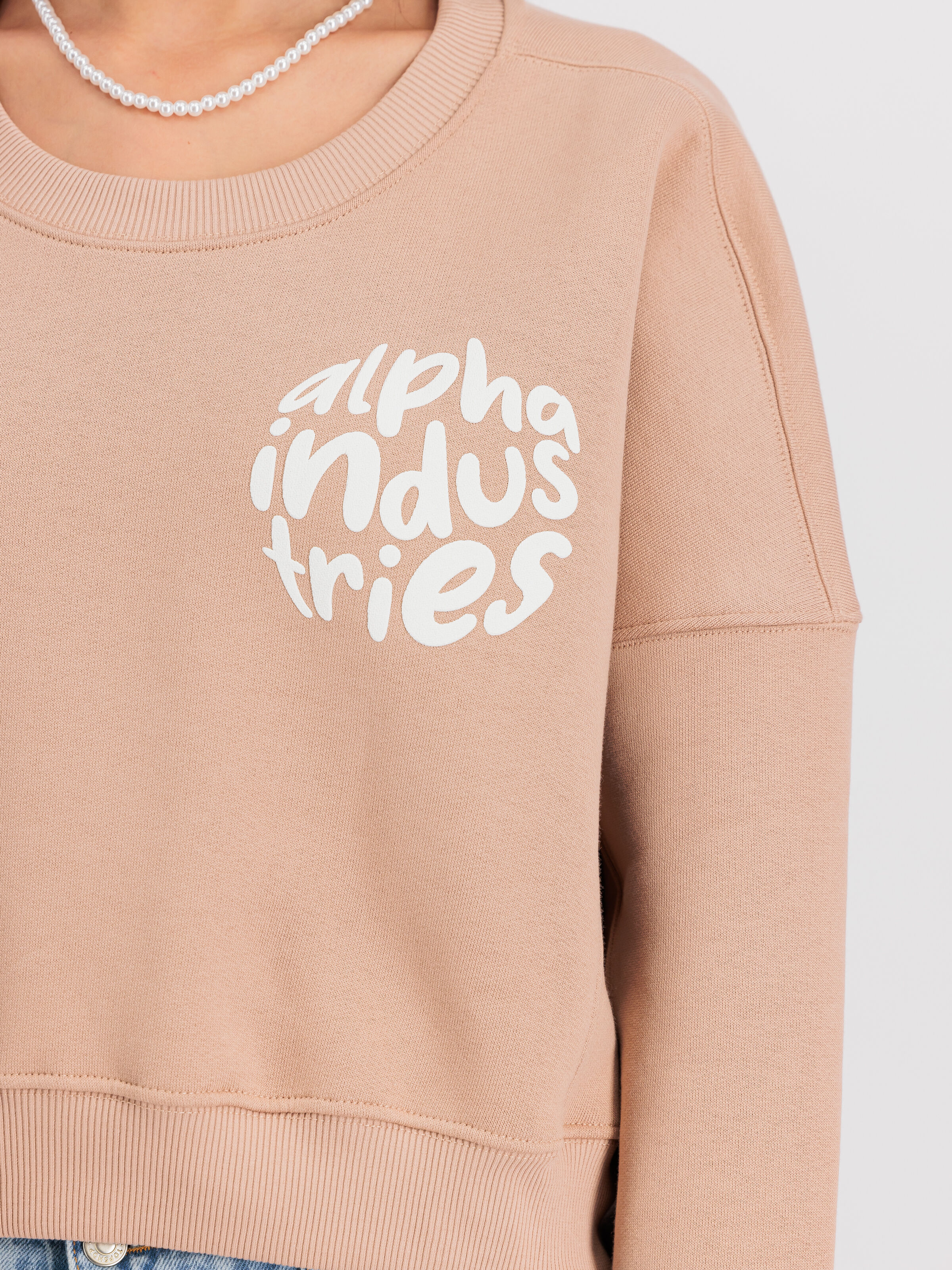 Logo Sweatshirt Women Dusty Coral 148030_721_3_detail_00001_103905