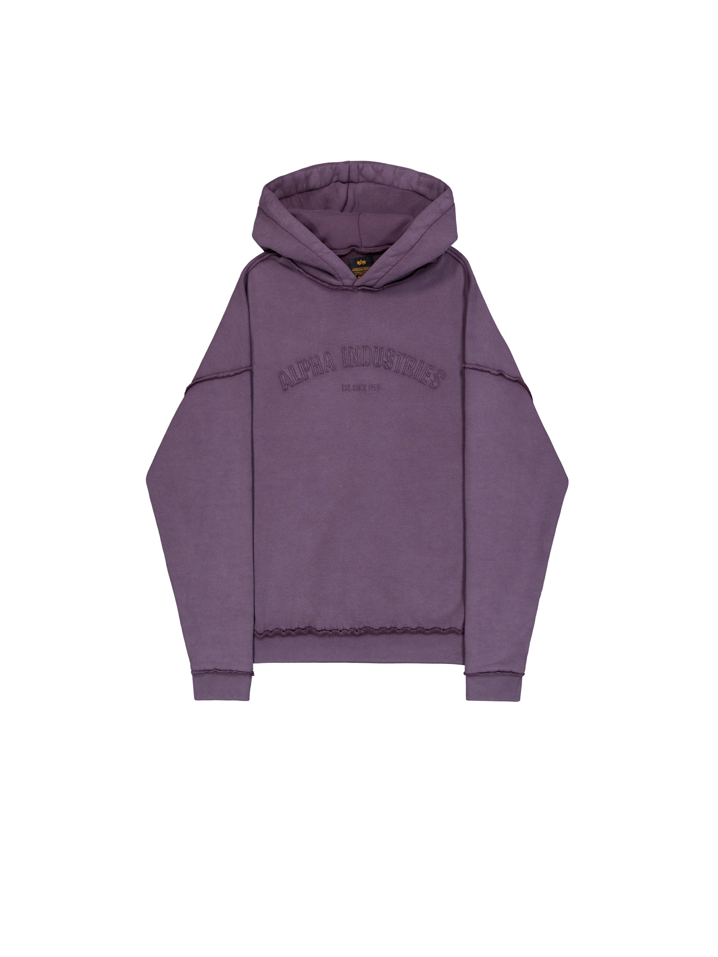 Open Edge Hoodie Plum
