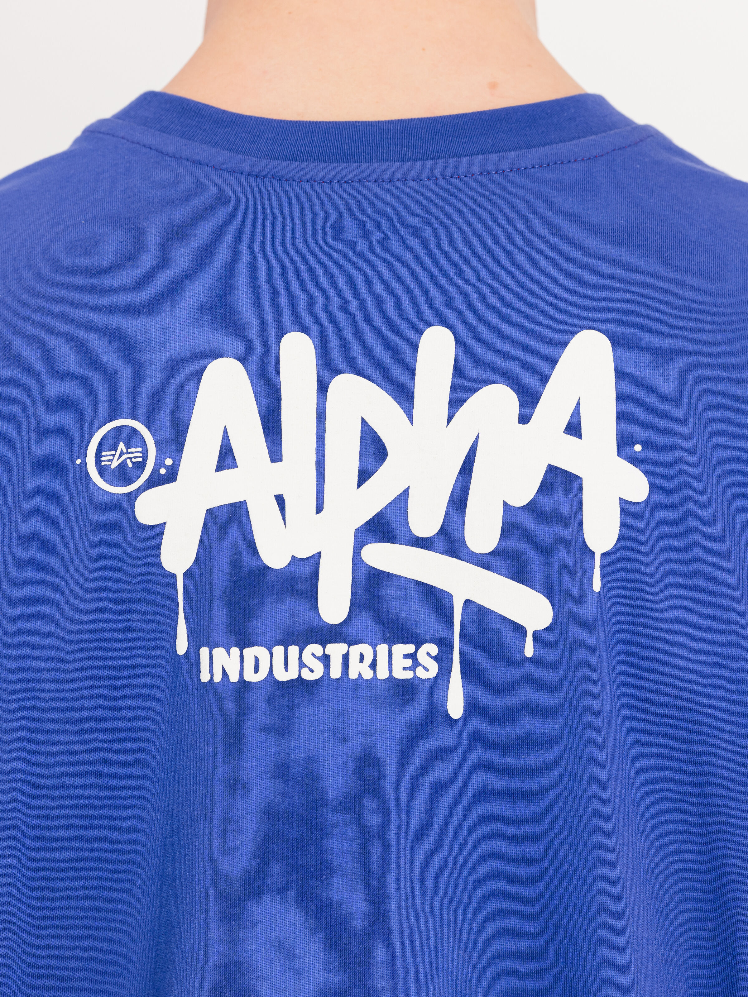Alpha Signature T-Shirt galactic blue 266554_402_3_detail_00002_220487