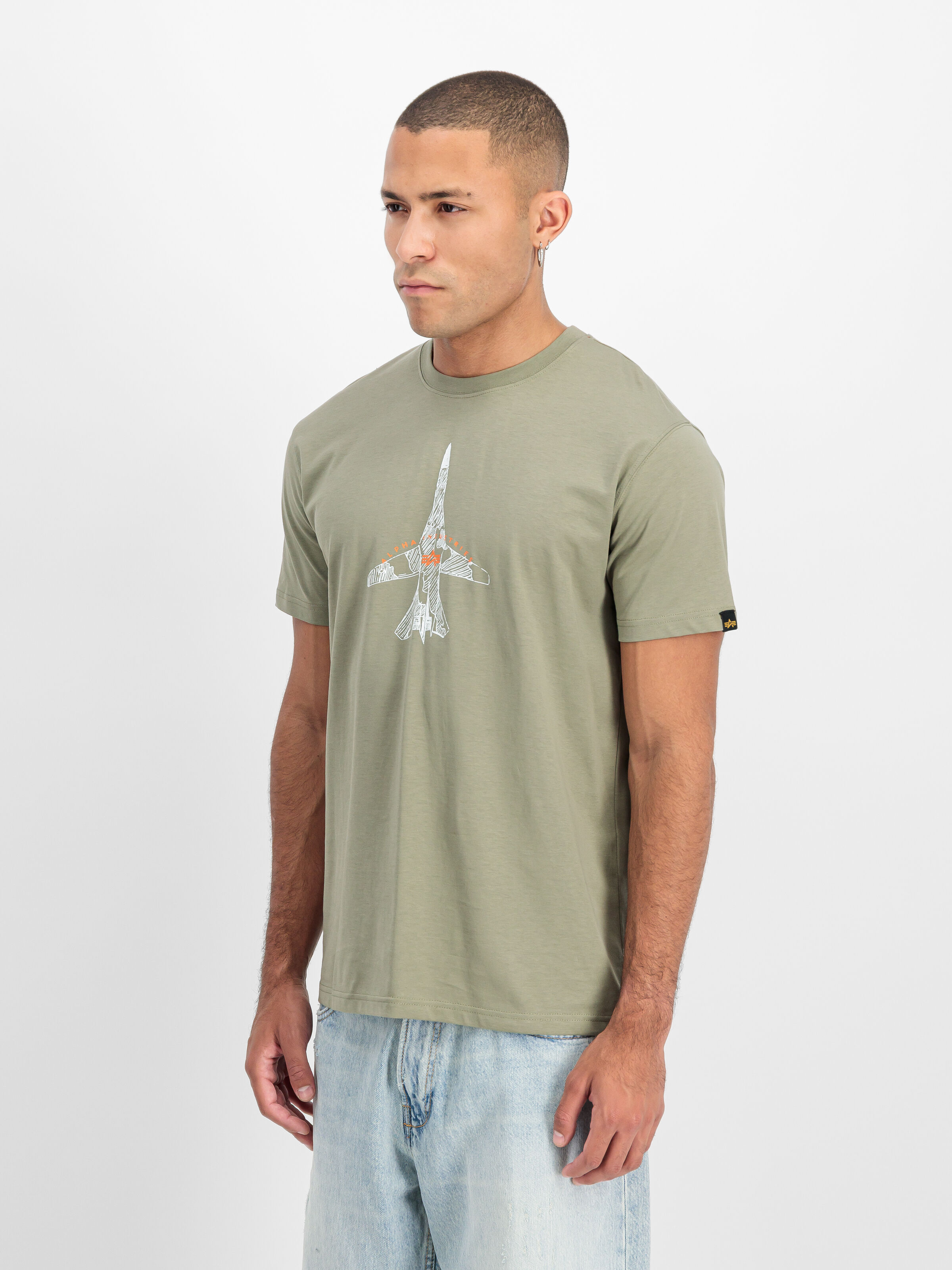 Air Force Sketch T-Shirt olive 266548_11_2_model_00002_210978