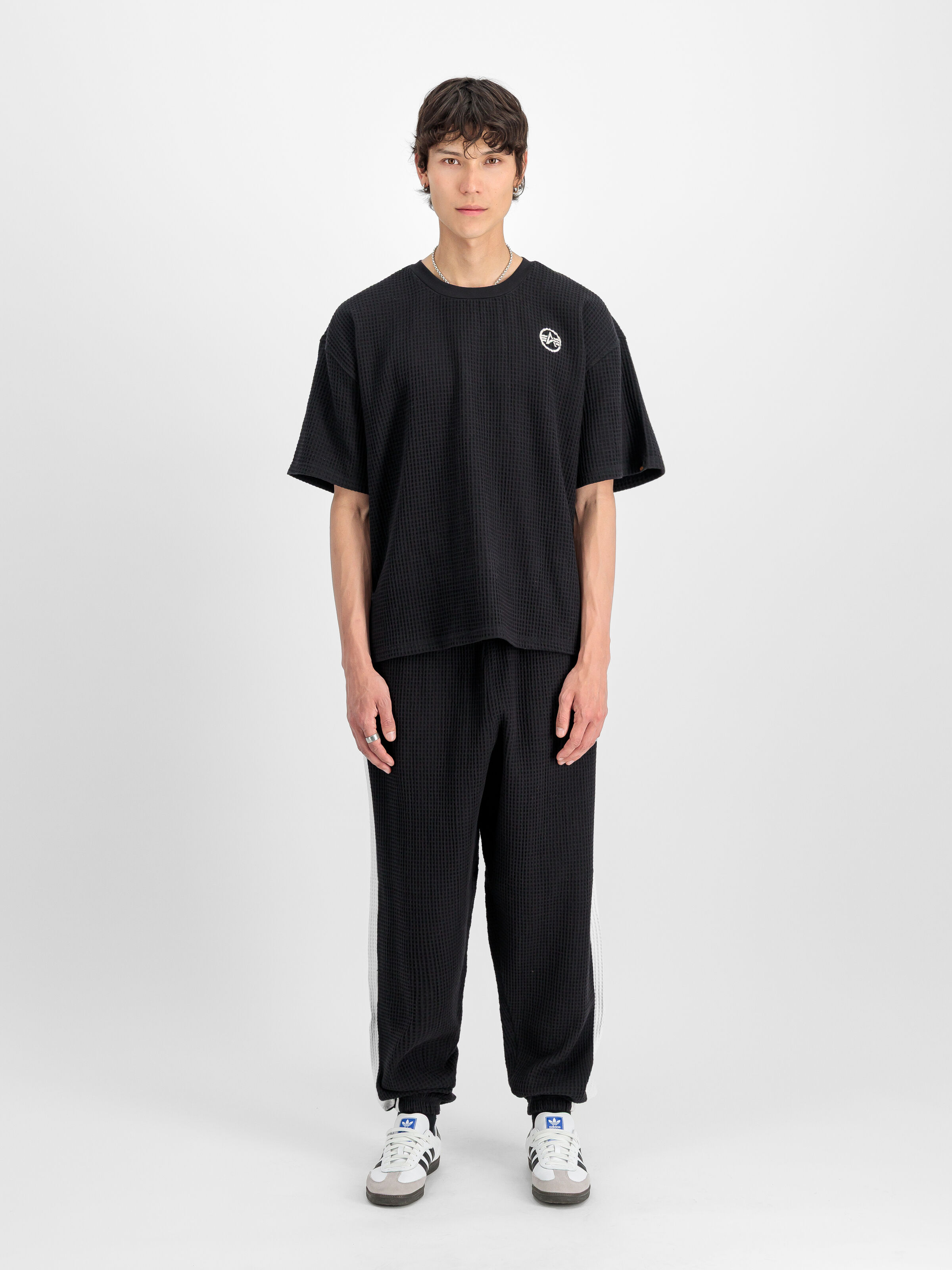 Studio Waffle T-Shirt black 258502_03_2_model_00001_172794