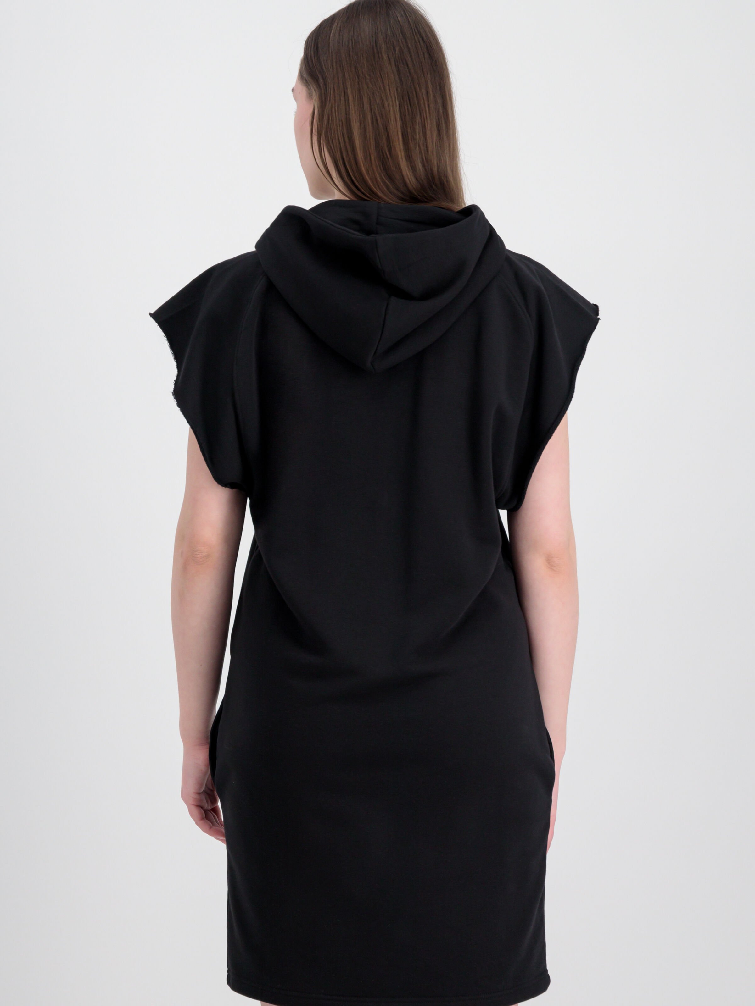 Hoodie Glitter Women Dress black 136042G_03_alpha_industries_hoody_dress_wmn_003_208800