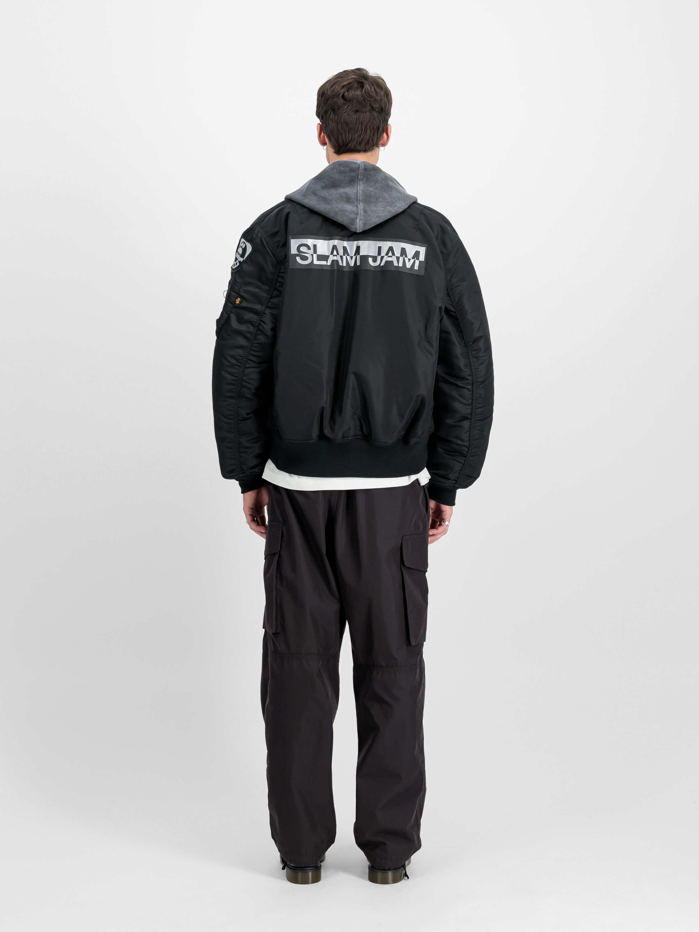 ALPHA X SLAM JAM MA-1 Bomber Jacket black 148167_03_2_model_00002_117367