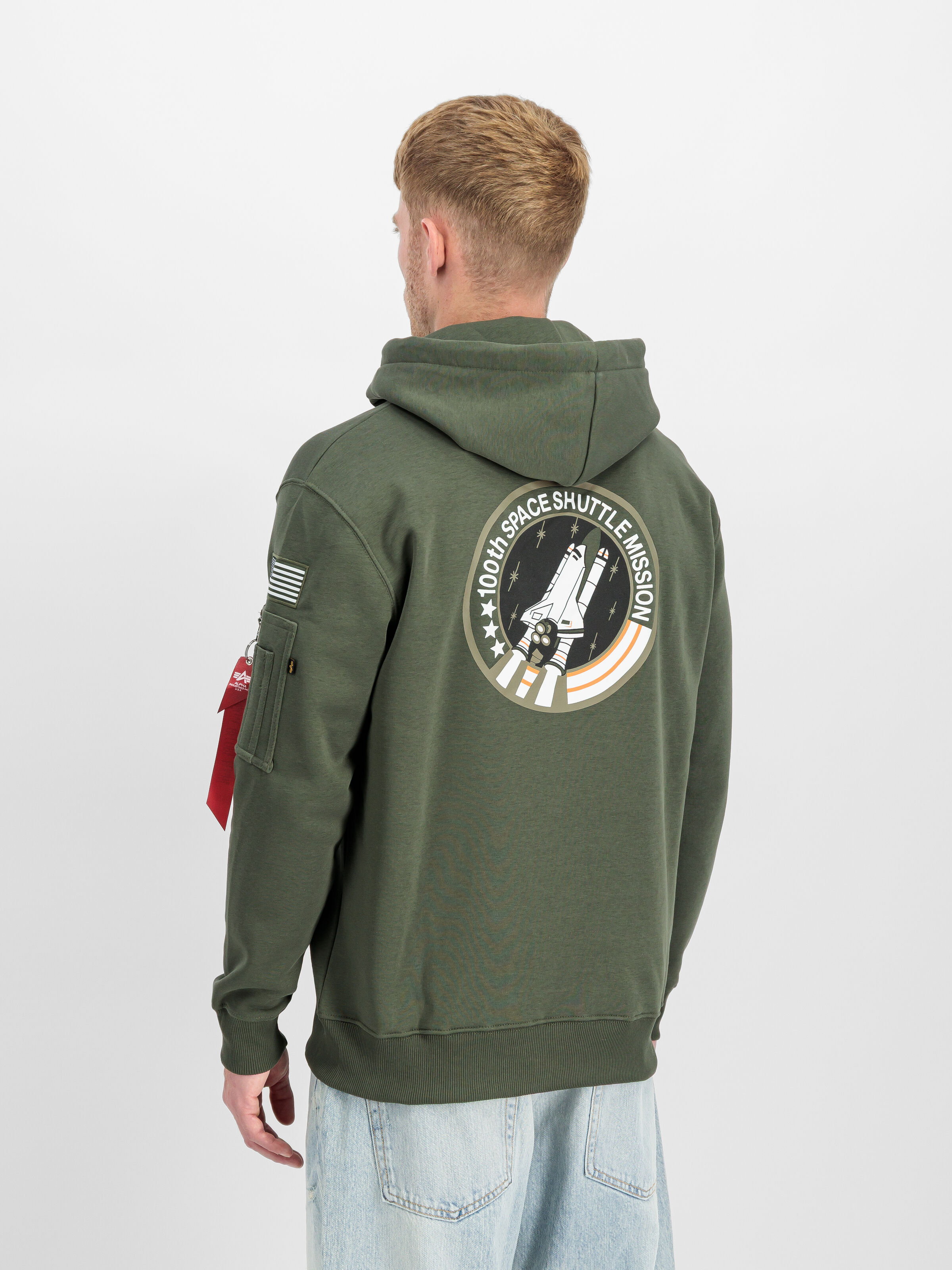 Space Shuttle Hoodie dark olive 178317_142_2_model_00003_191554