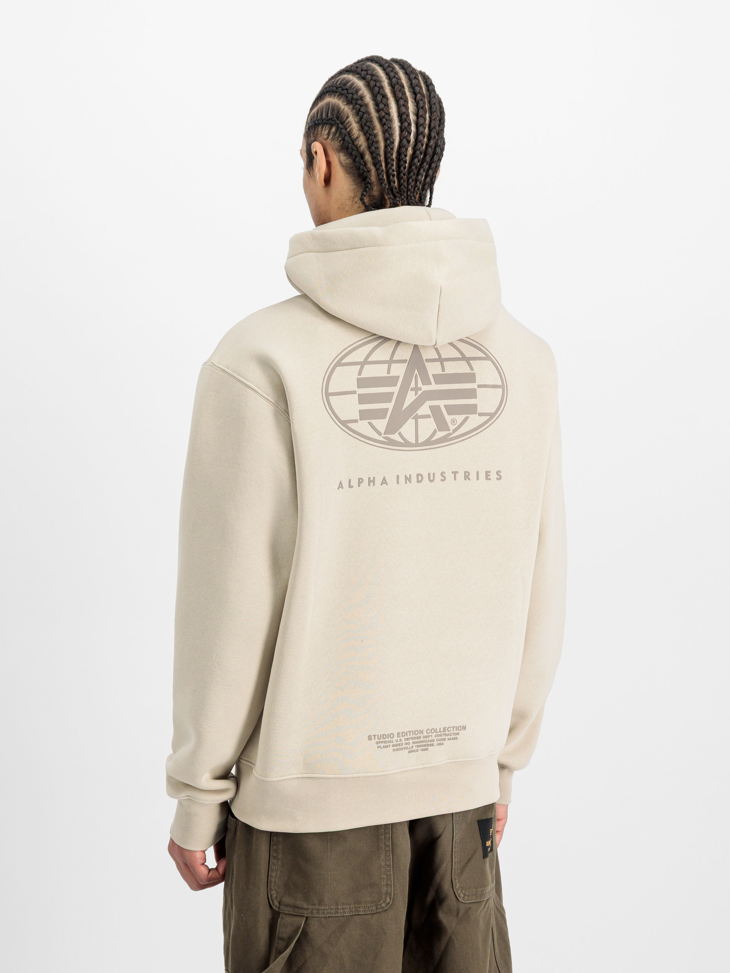 World Logo Backprint Hoodie organic beige 258337_627_2_model_00003_164899