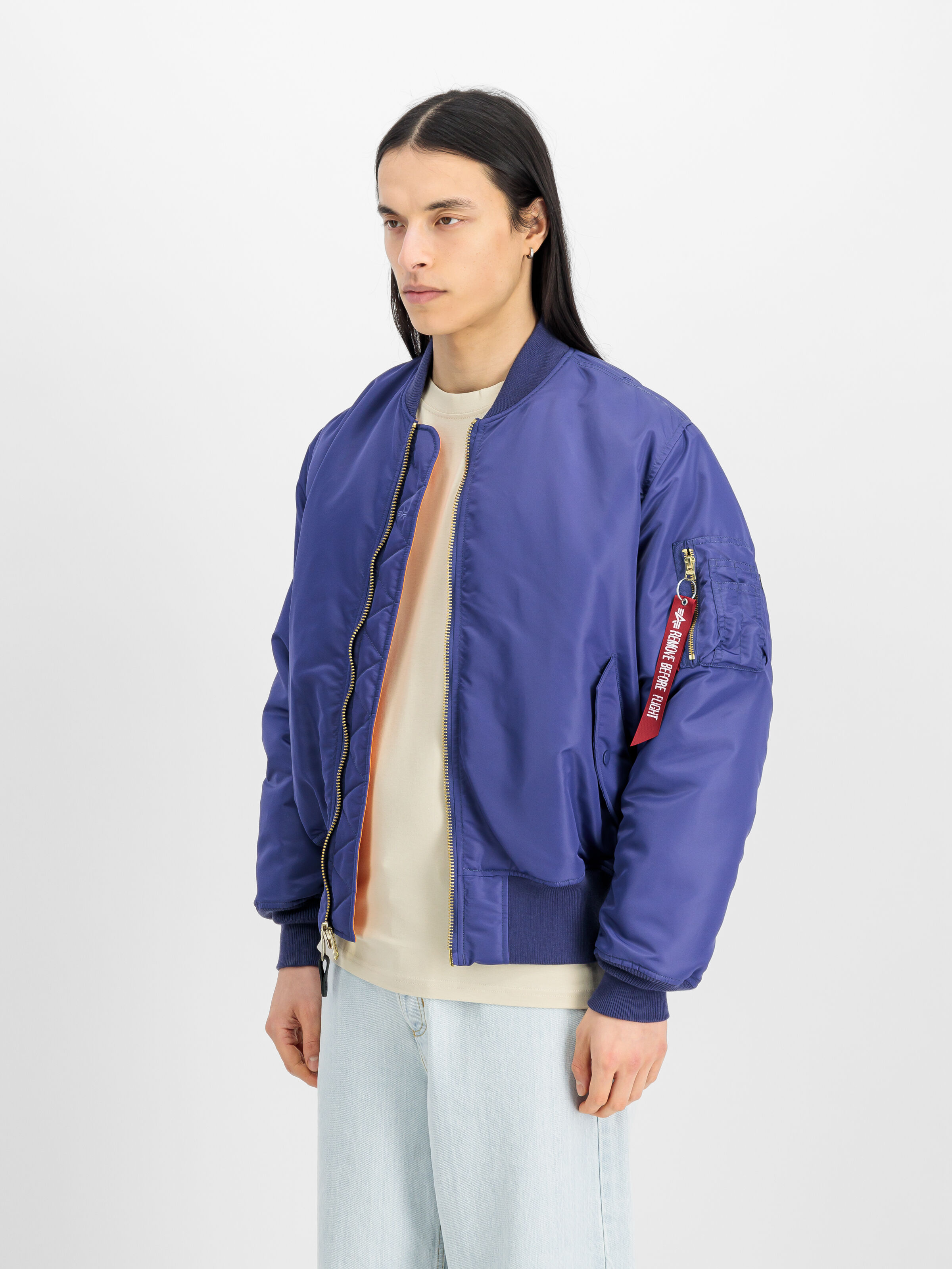 MA-1 Heritage Bomber Jacket night purple 100101_735_2_model_00003_146694