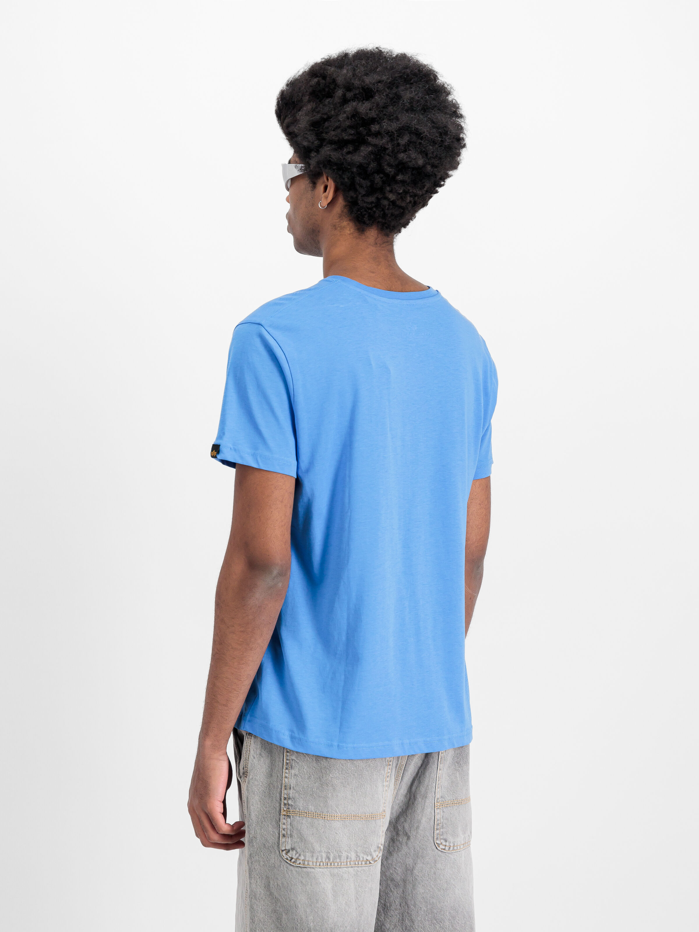 Basic Mid Logo T-Shirt mediteranian blue 118533_737_2_model_00004_139841
