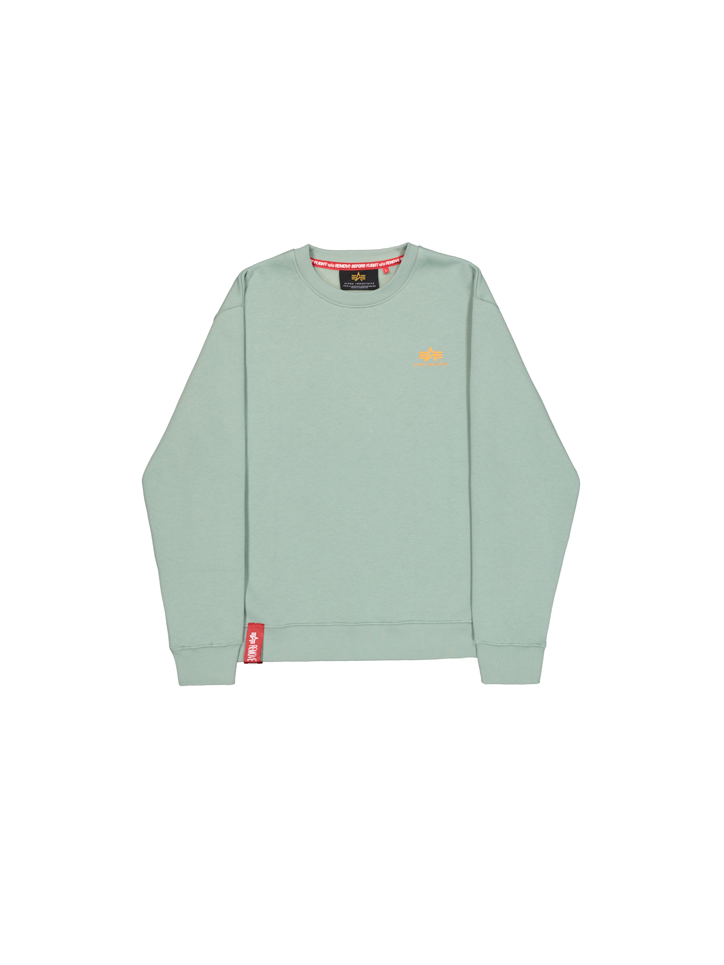 Basic Small Logo Sweatshirt frost green 188307_30_1_flatlay_00001_175315.png