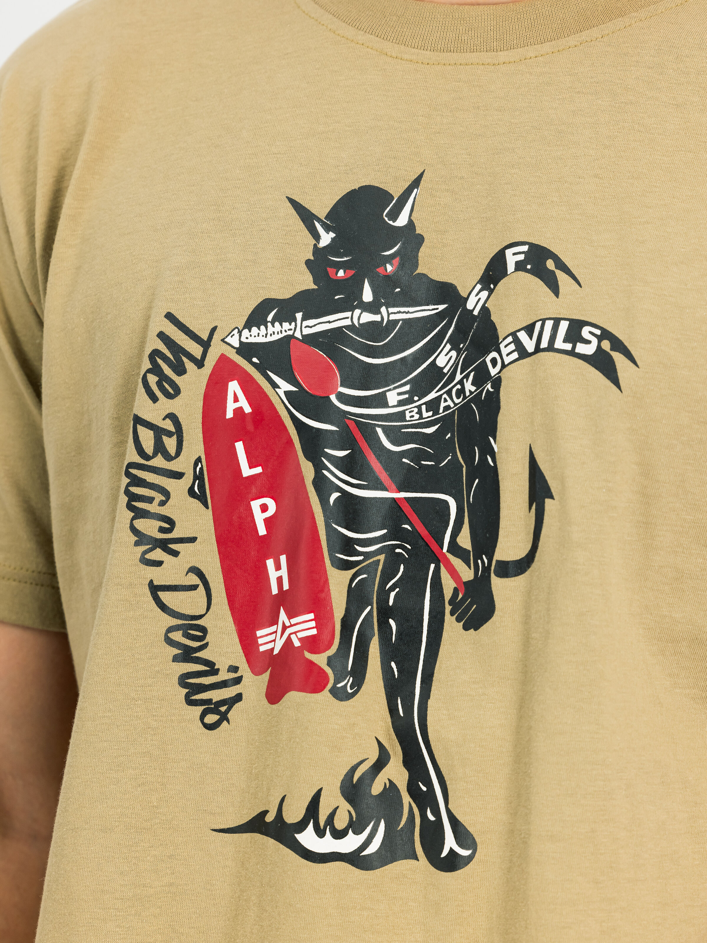 Black Devils T-Shirt light olive 268508_82_3_detail_00001_232104