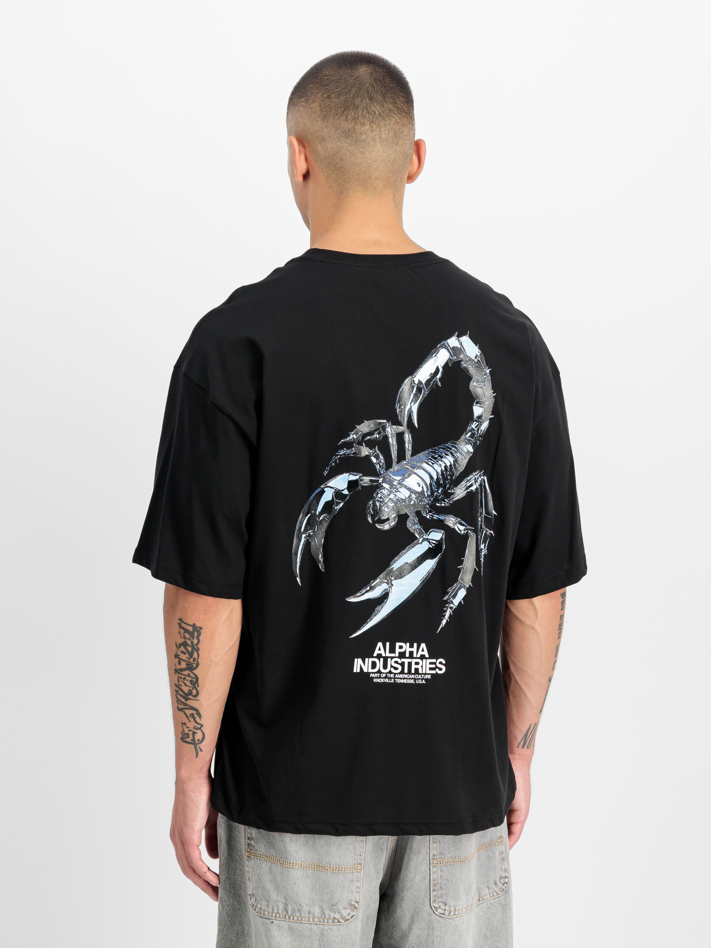Scorpion Cyborg T-Shirt black 266515_03_2_model_00003_215420