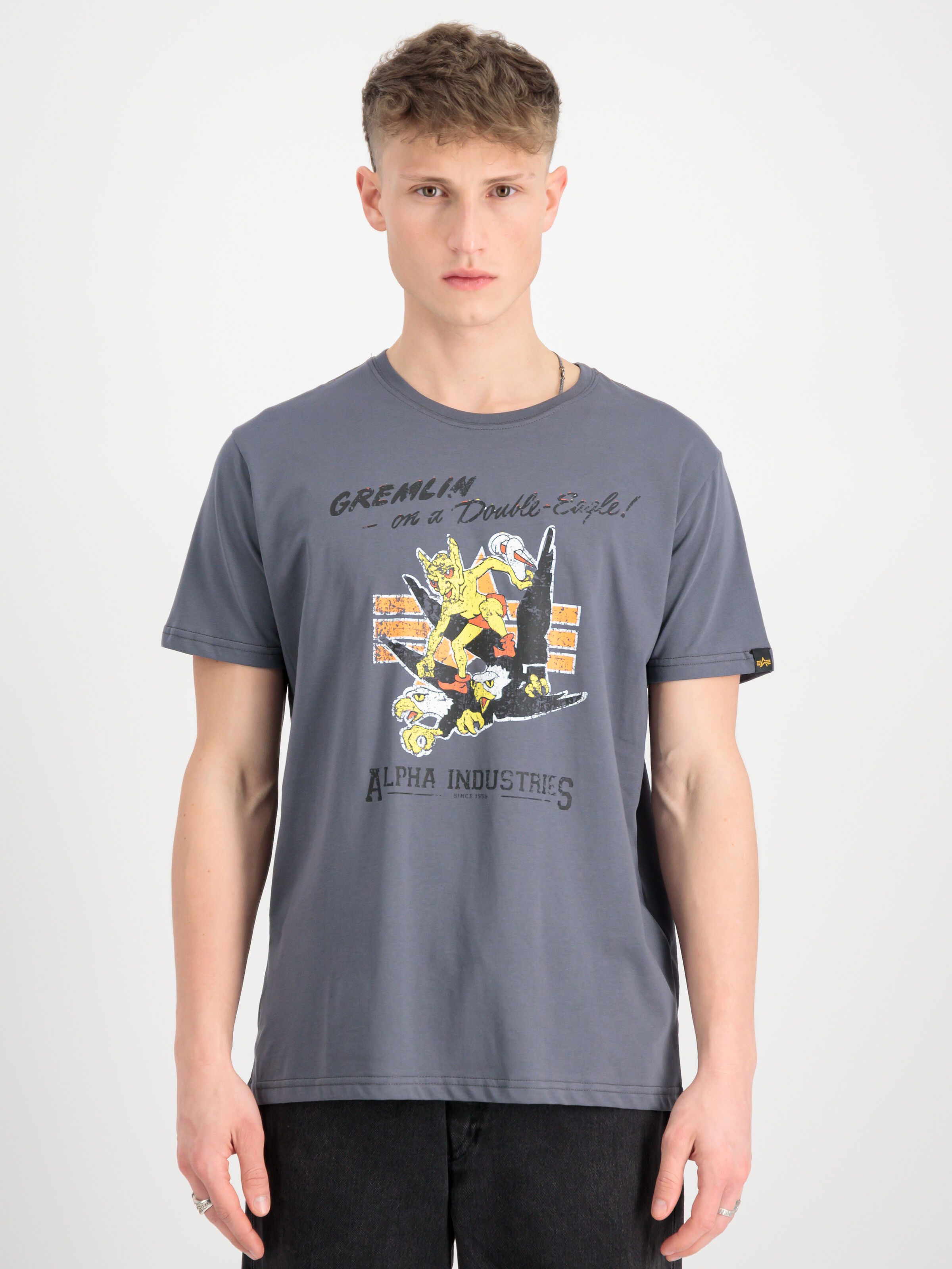 Gremlin T-Shirt greyblack 146512_136_00006_182404