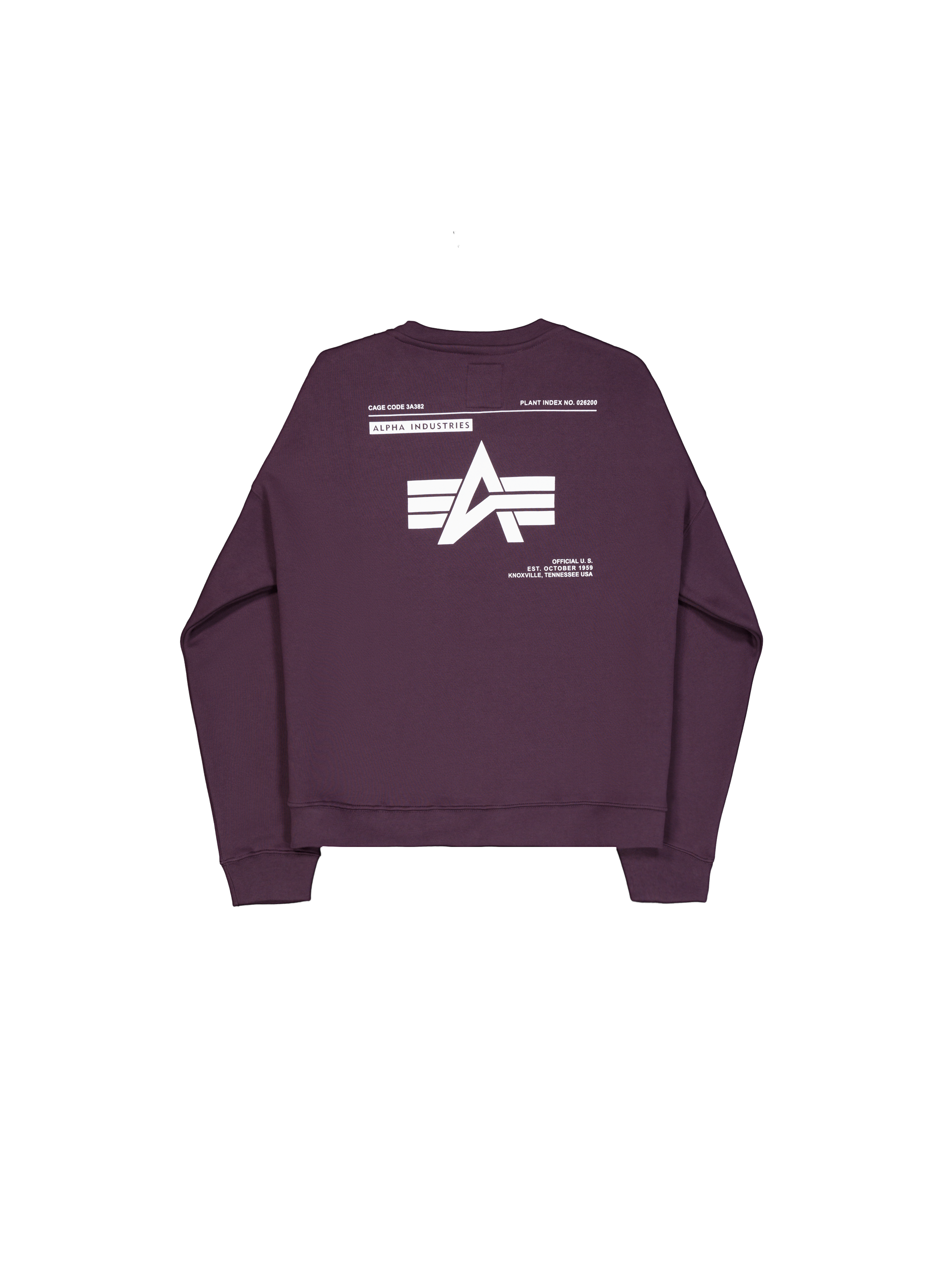 Logo Backprint Sweatshirt Plum 146304_719_1_flatlay_00002_102259